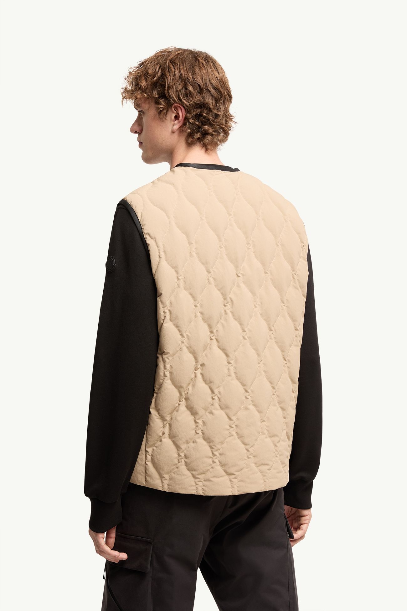 Arapot Froisse男士短款羽绒马甲 男士 米色 Moncler 4
