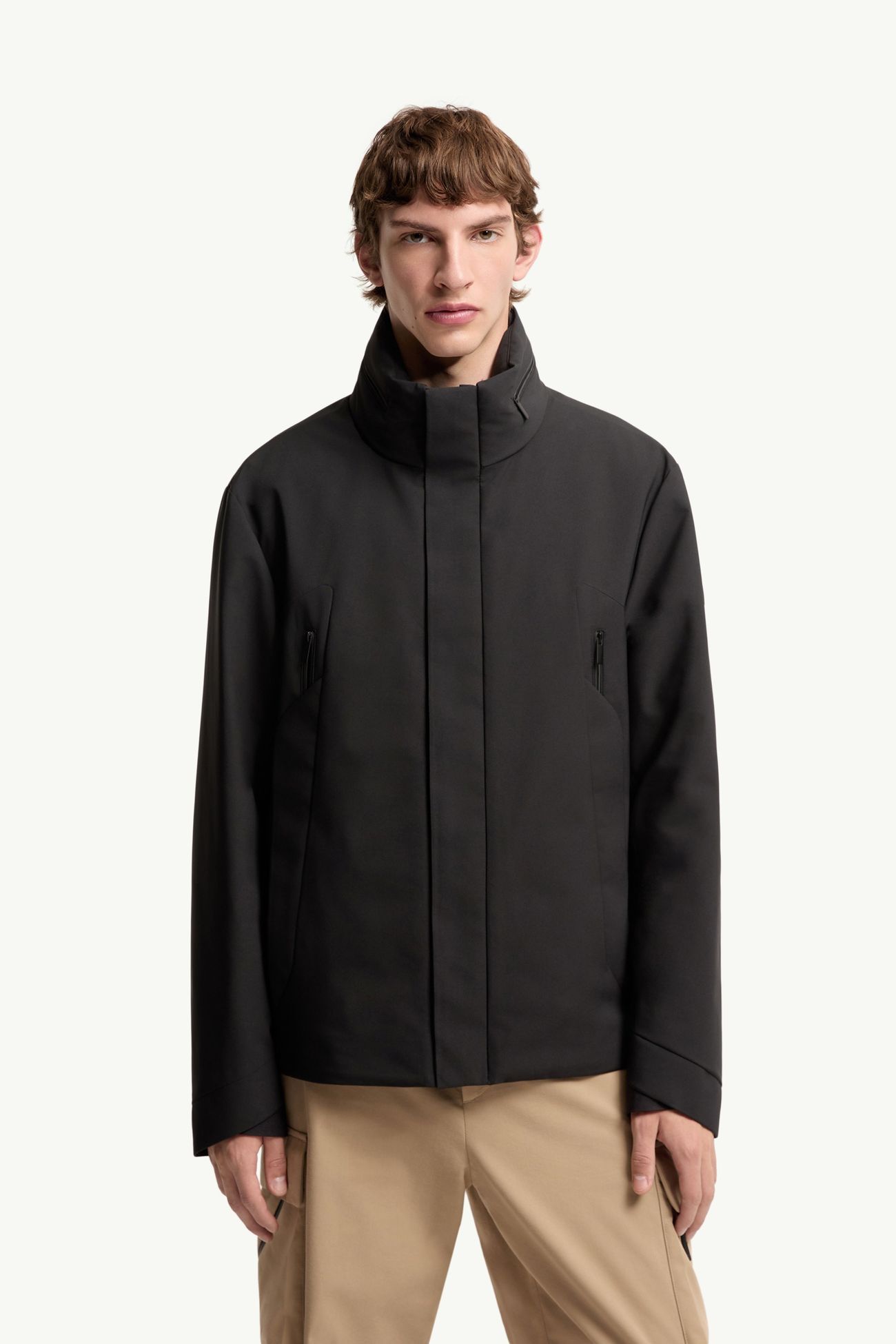 Plumífero de largo medio con capucha Caelros Hombre Negro Moncler 3