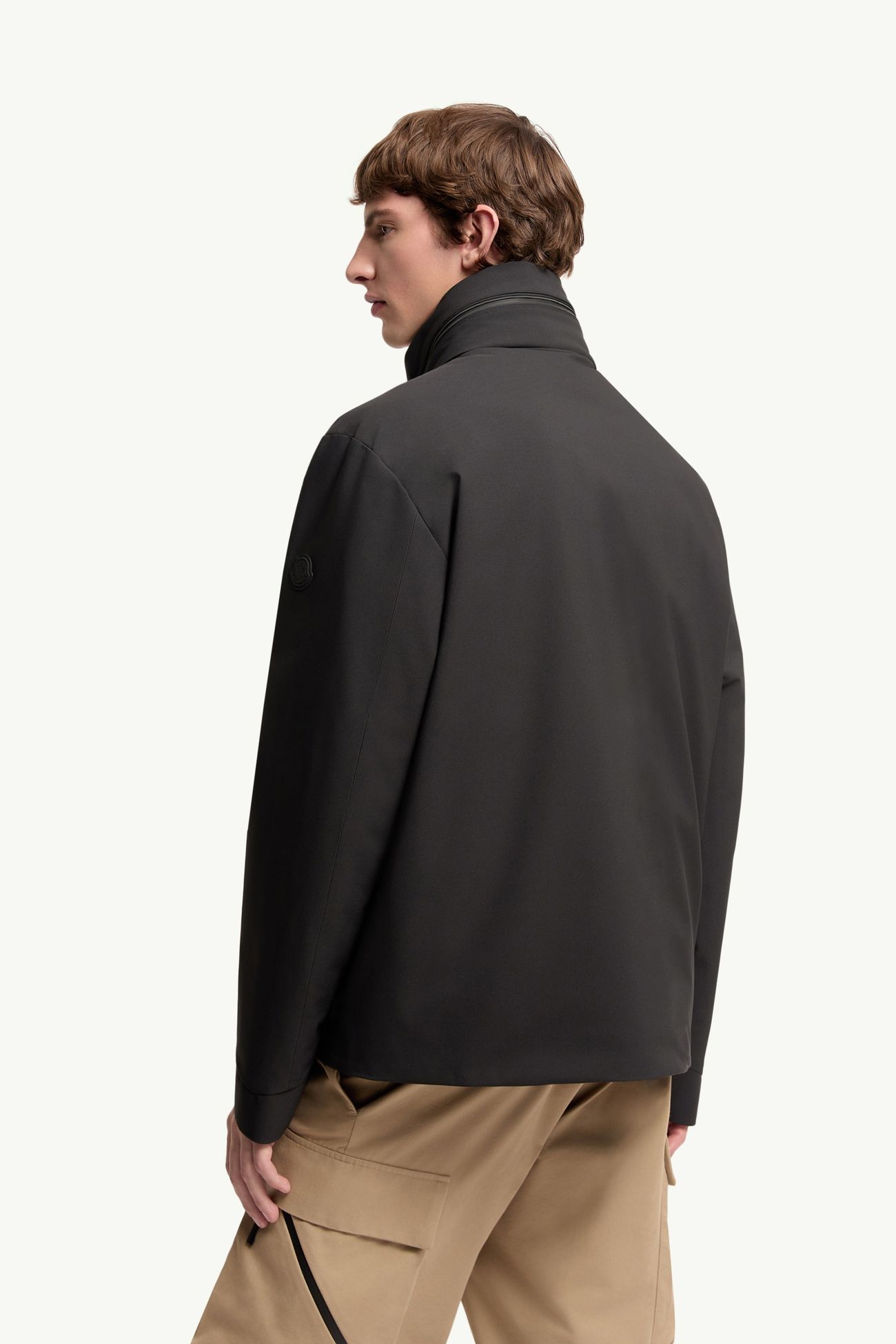 Doudoune mi-longue Ă capuche Caelros Hommes Noir Moncler 4