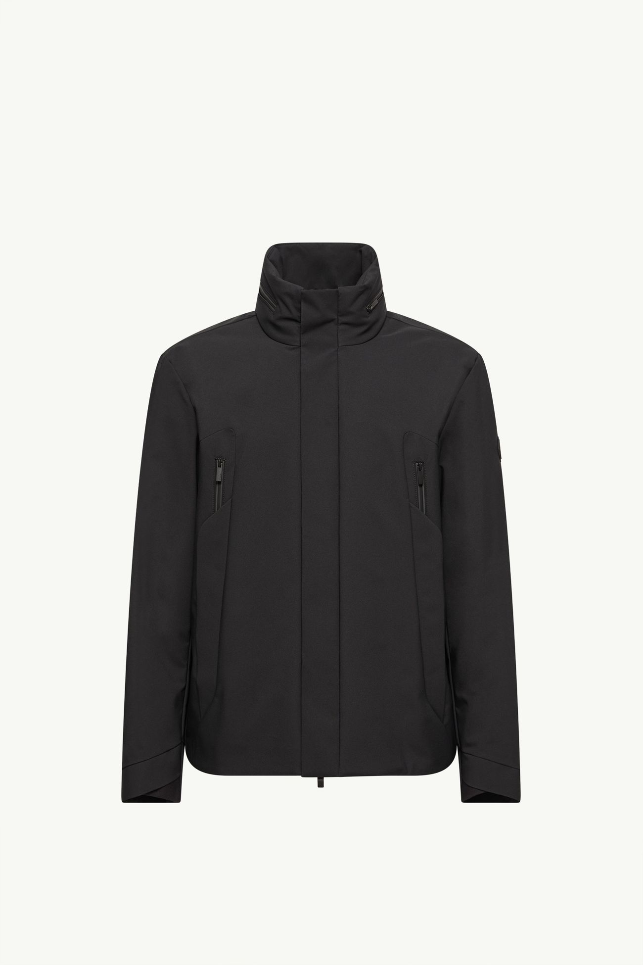 Caelros mittellange Daunenjacke mit Kapuze Herren Schwarz Moncler 2