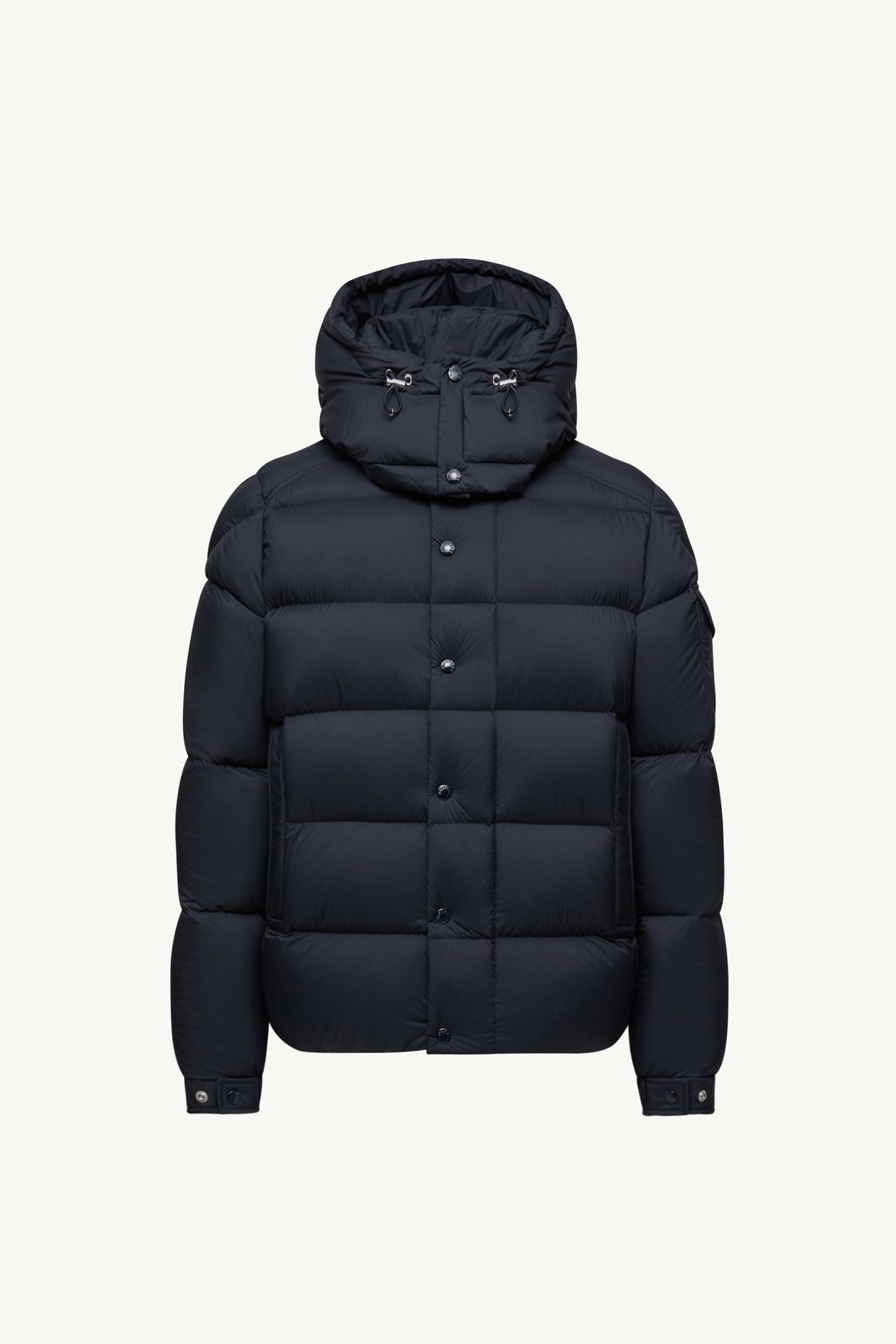 Piumino corto Moncler Maya 70 con cappuccio Uomo Blu Notte Moncler 2