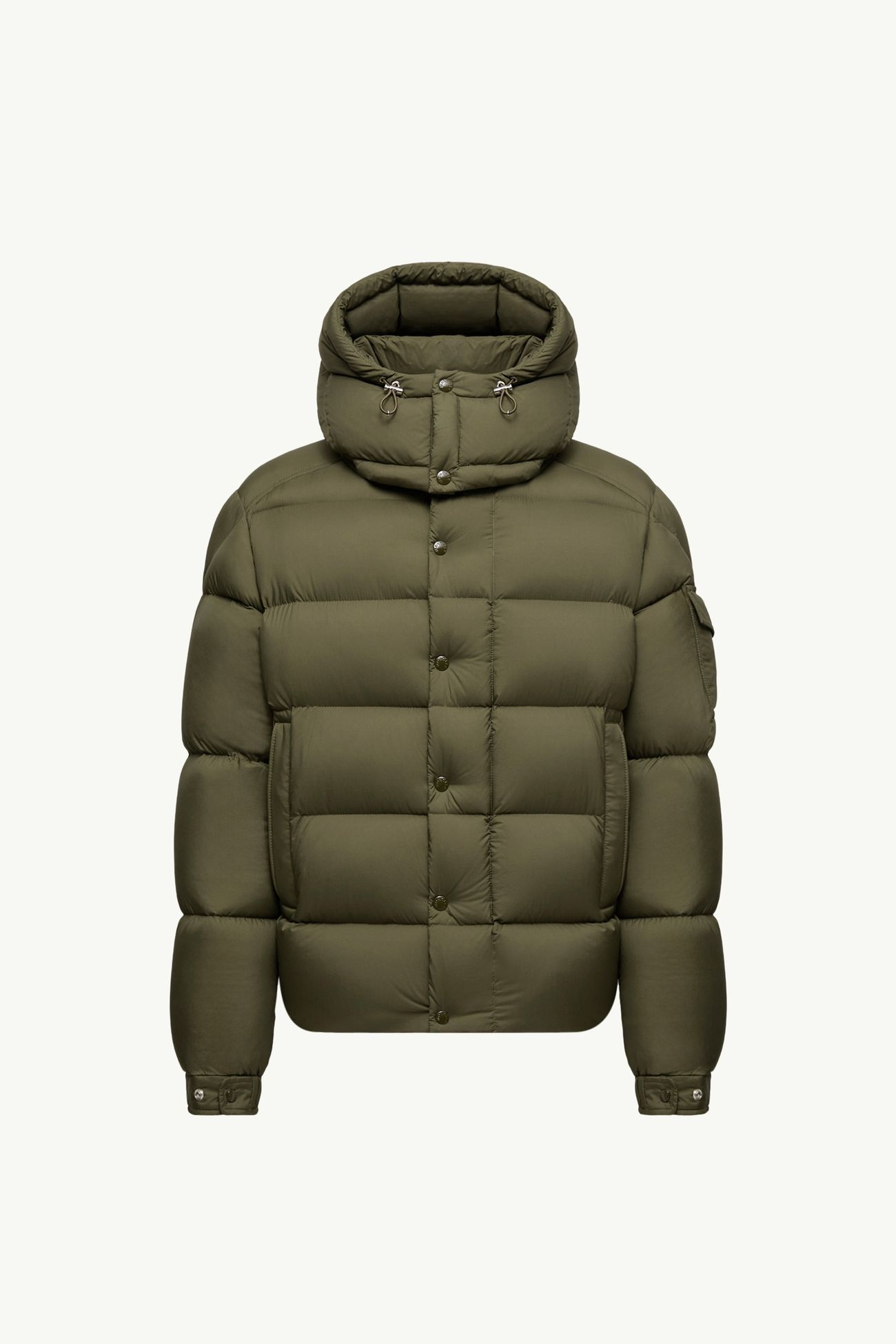 Moncler Maya 70 후드 쇼트 다운 재킷 남성 올리브 그린 Moncler 2