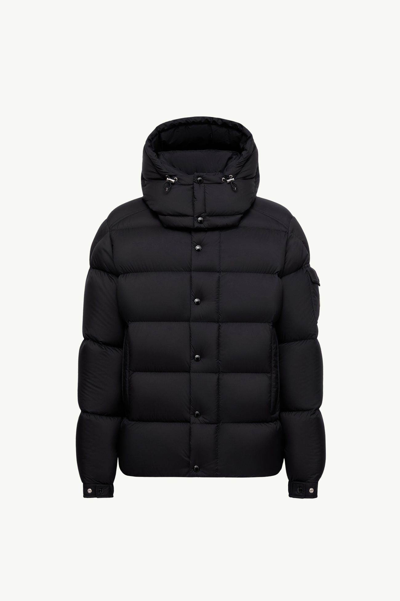 ブラック Moncler Maya 70 ショートダウンジャケット : ショートダウン 