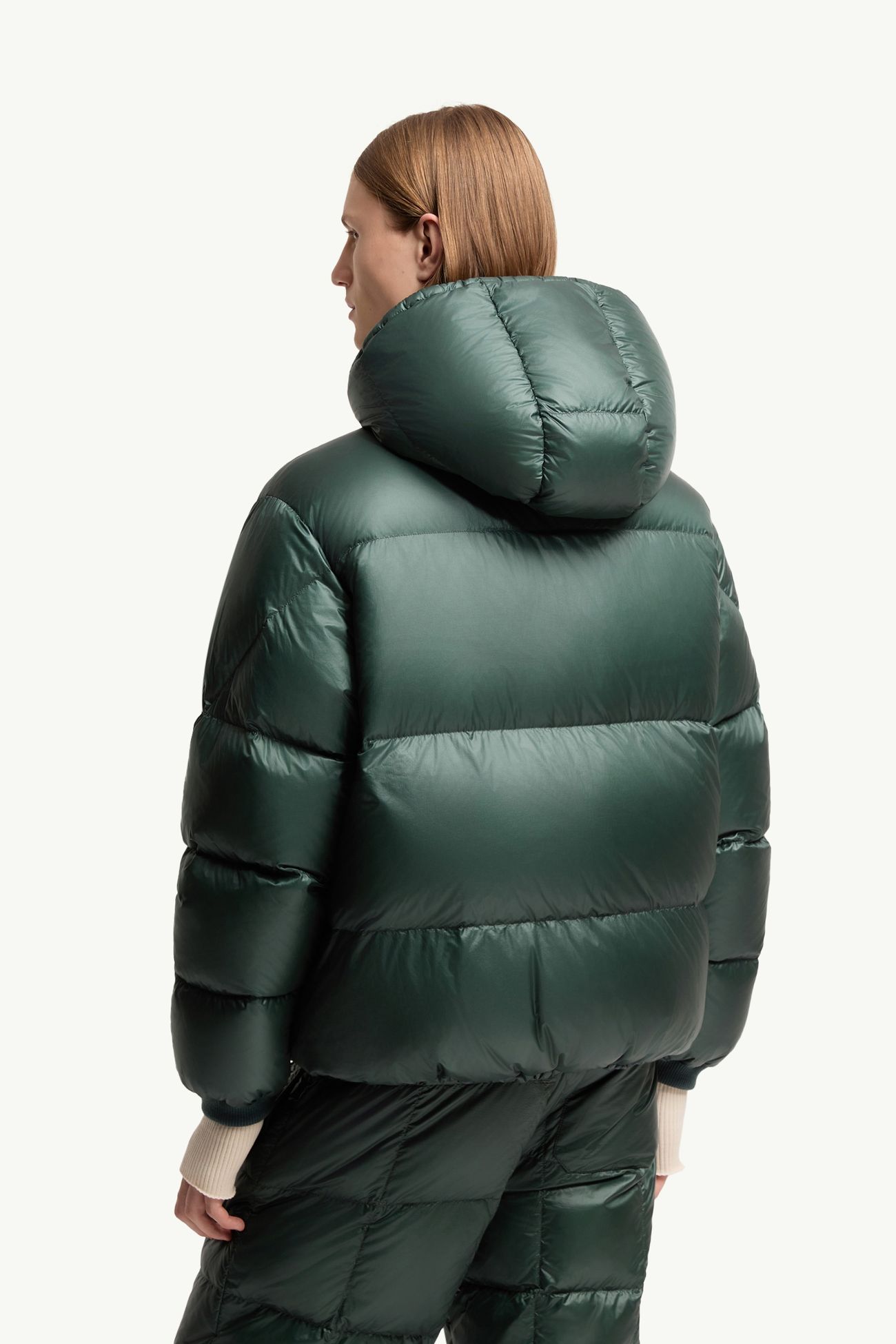 Piumino corto Karakorum con cappuccio Uomo Verde Scuro Moncler 4