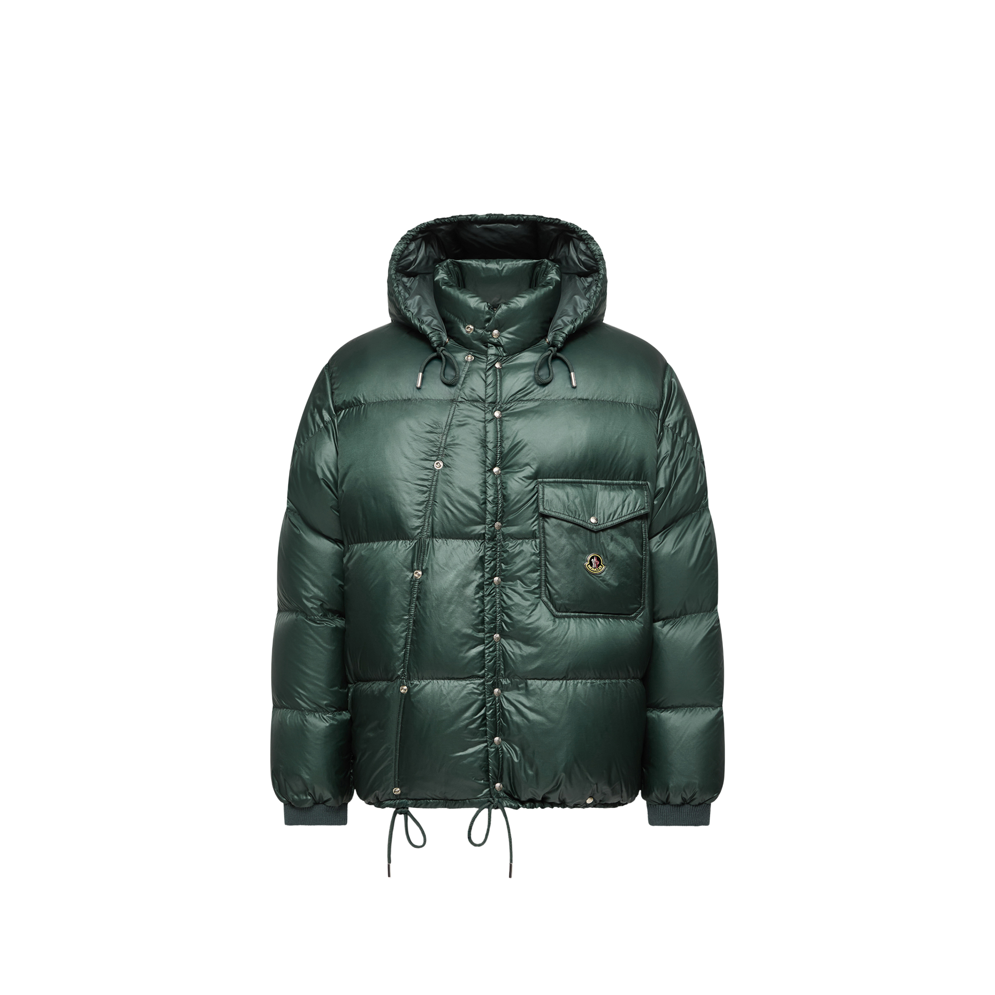 Moncler Uomo Verde Giacche, L, New, - Immagine 4