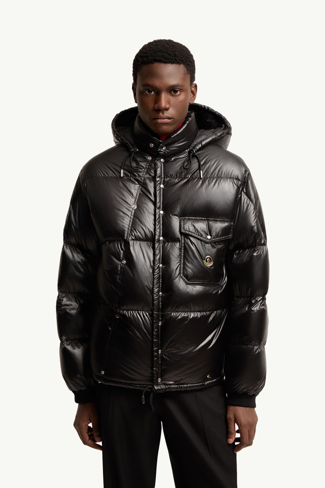 Karakorum連帽短身羽絨外套 男士 黑色 Moncler 3