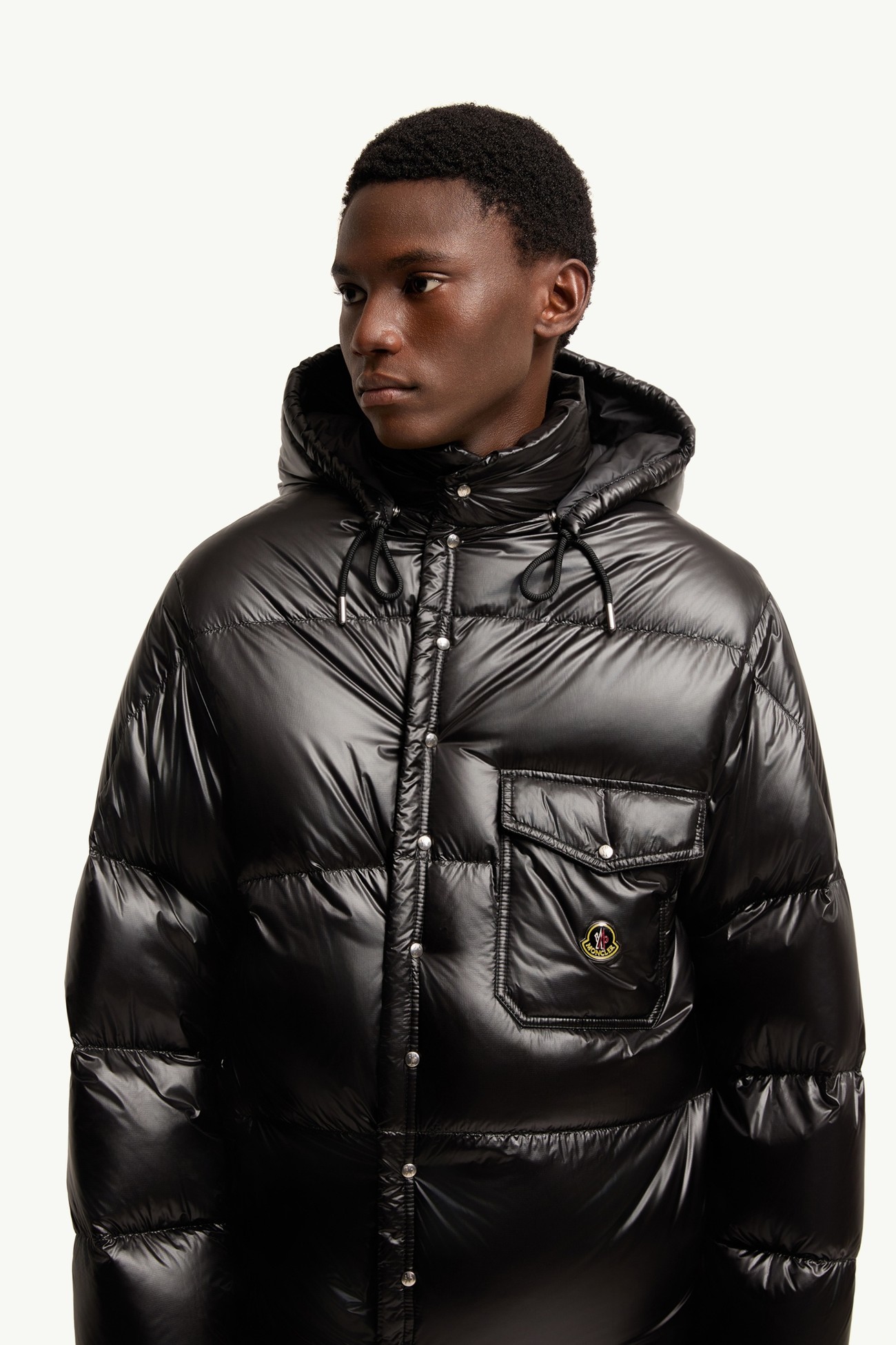 Karakorum連帽短身羽絨外套 男士 黑色 Moncler 5