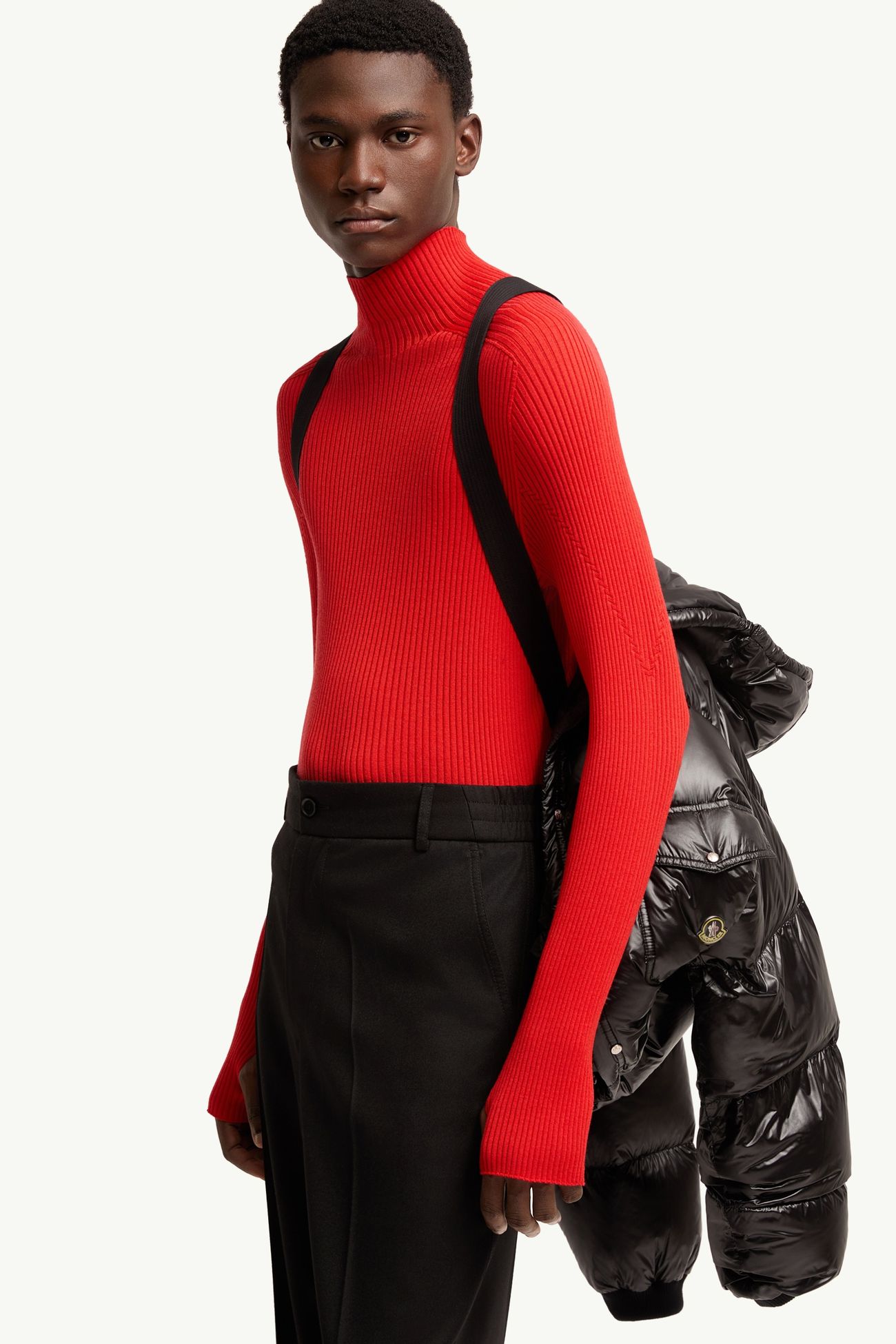 Karakorum連帽短身羽絨外套 男士 黑色 Moncler 6