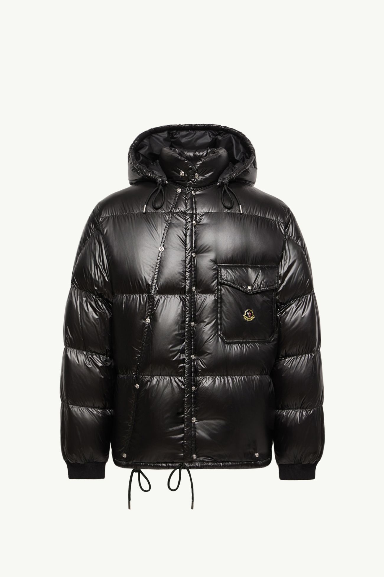 Plumífero corto con capucha Karakorum Hombre Negro Moncler 2