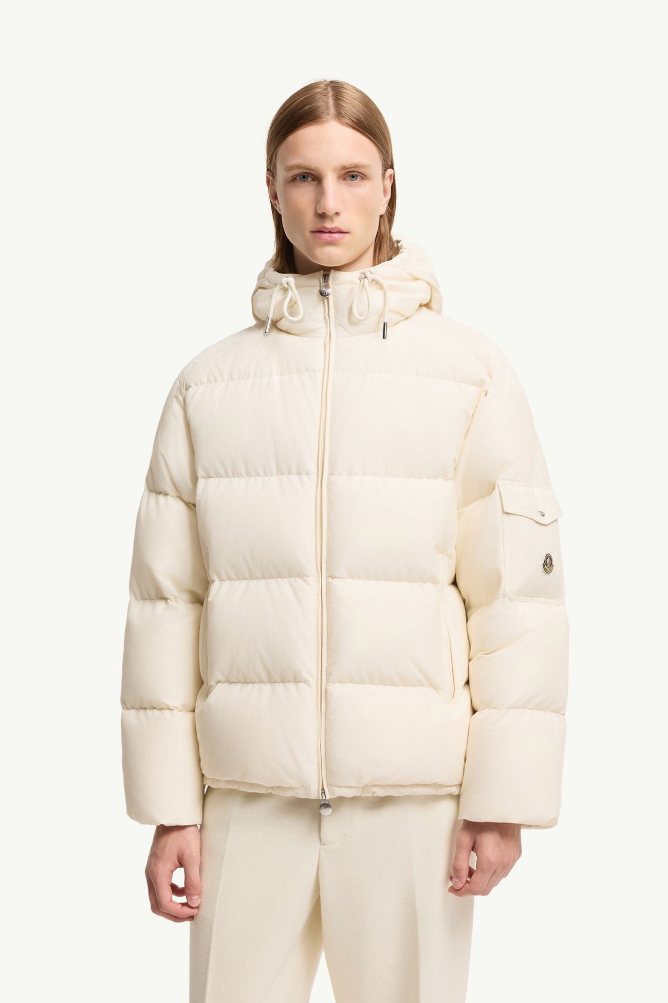 Himalaya連帽短身羽絨外套 男士 象牙白色 Moncler 3