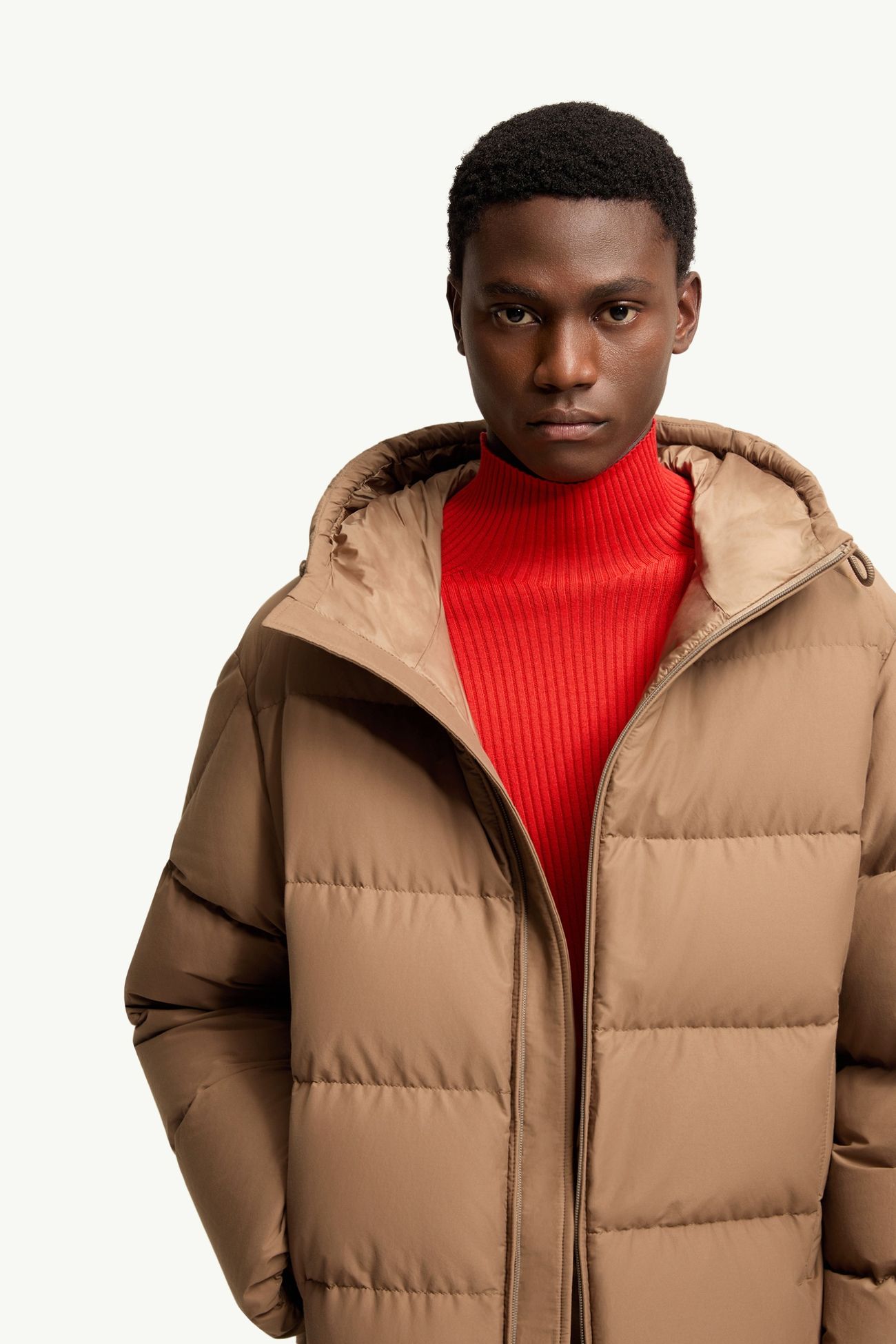 Piumino corto Himalaya con cappuccio Uomo Marrone Chiaro Moncler 5