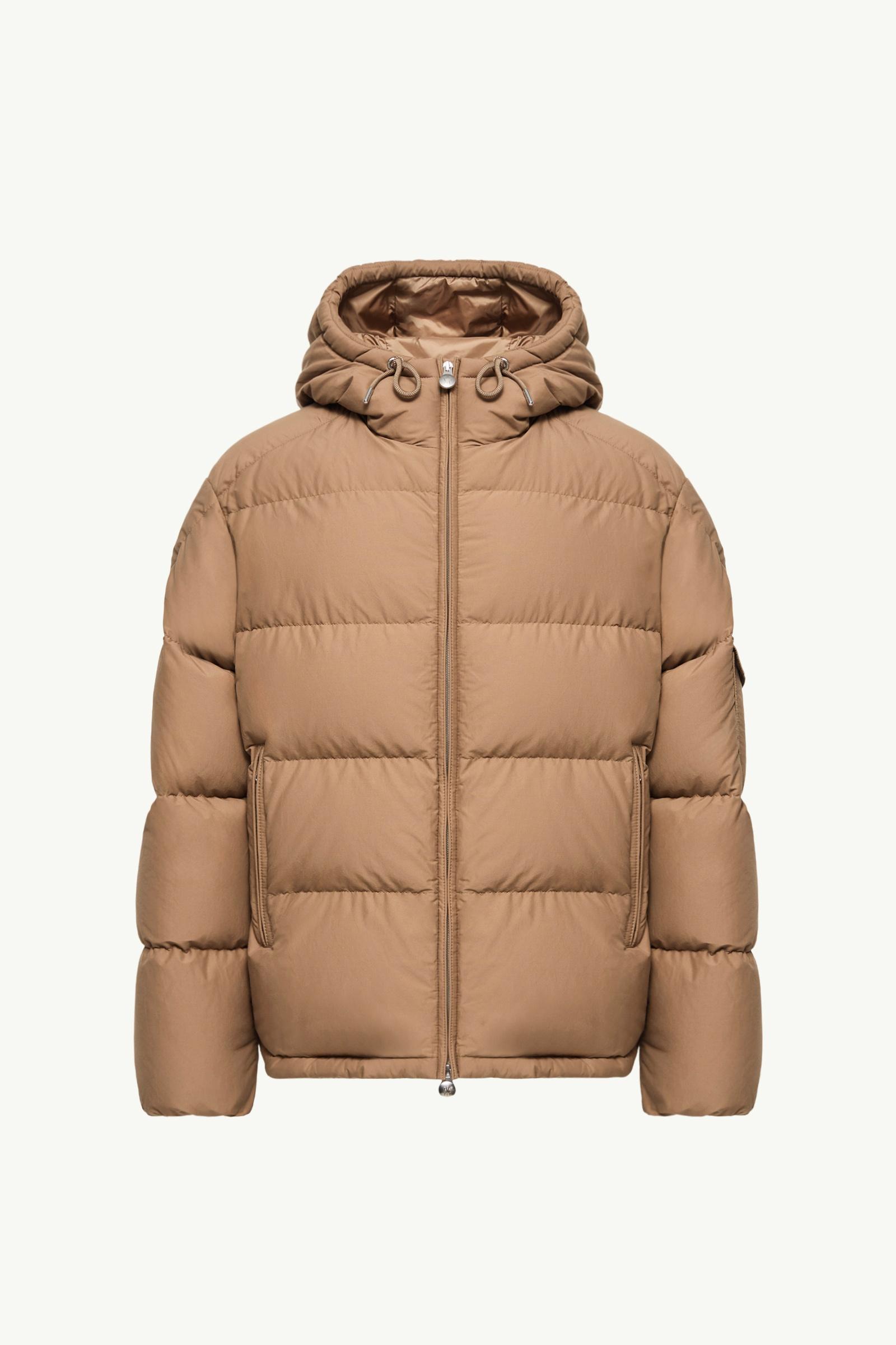 Plumífero corto con capucha Himalaya Hombre Marrón claro Moncler, 1 of 0
