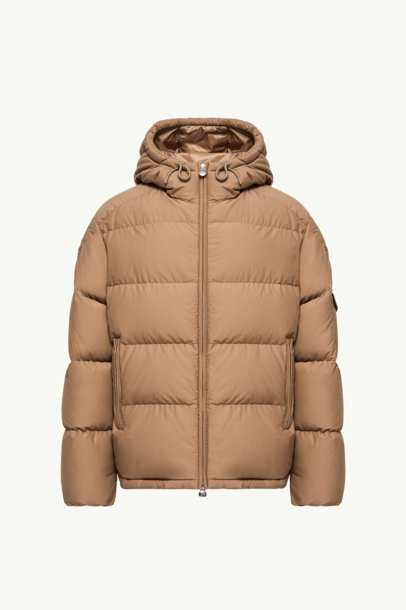 Himalaya Hooded Short Down Jacket Men Light Brown Moncler 2