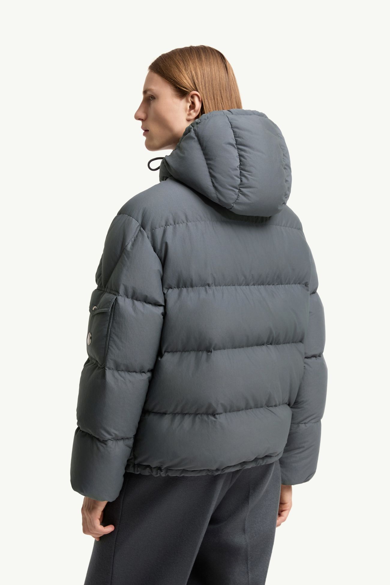 Plumífero corto con capucha Himalaya Hombre Gris oscuro Moncler 4