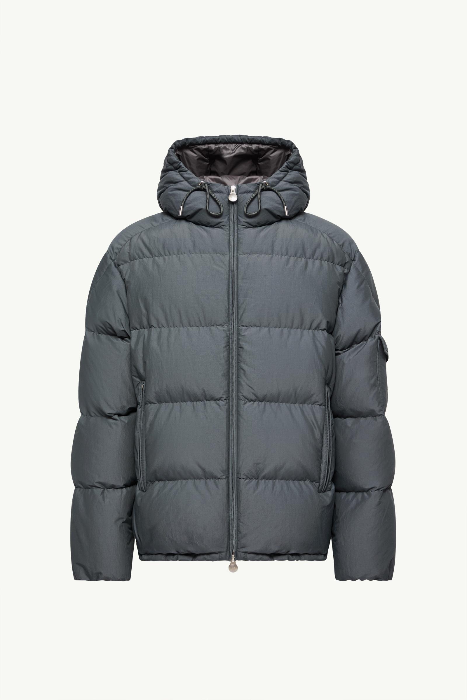 Plumífero corto con capucha Himalaya Hombre Gris oscuro Moncler, 1 of 0