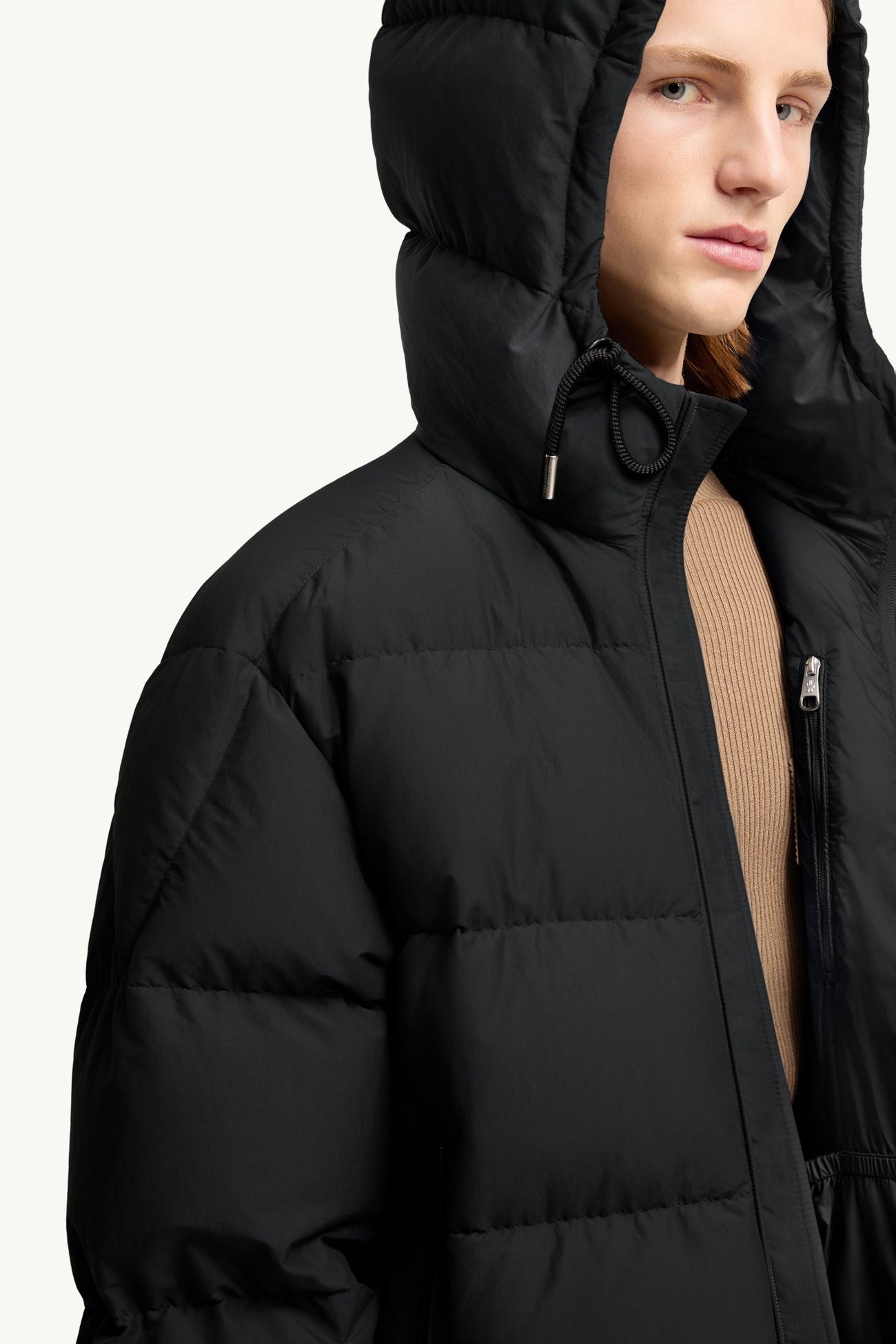 Plumífero corto con capucha Himalaya Hombre Negro Moncler 6