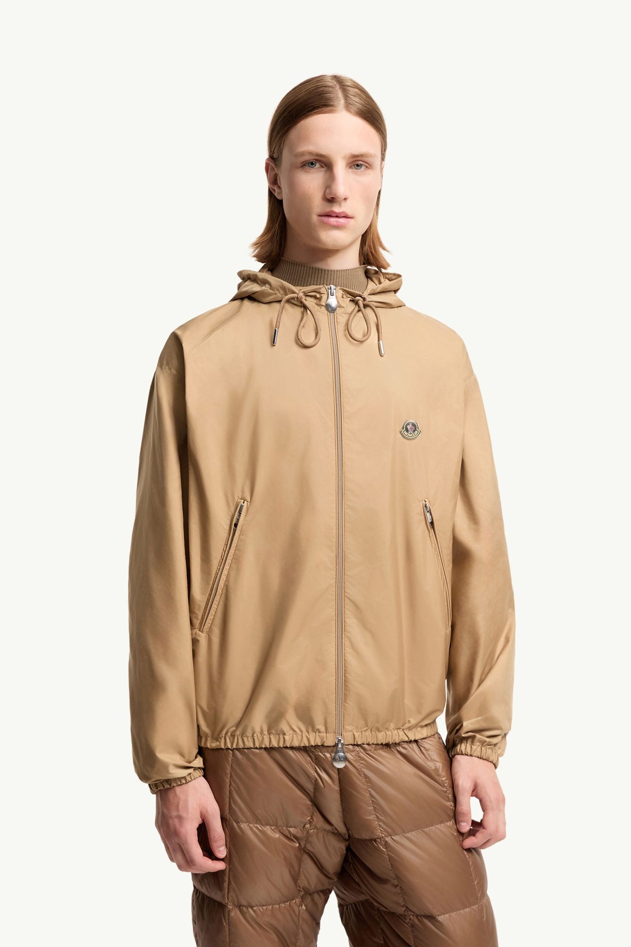 Cortavientos con capucha Hombre Beige Moncler 3