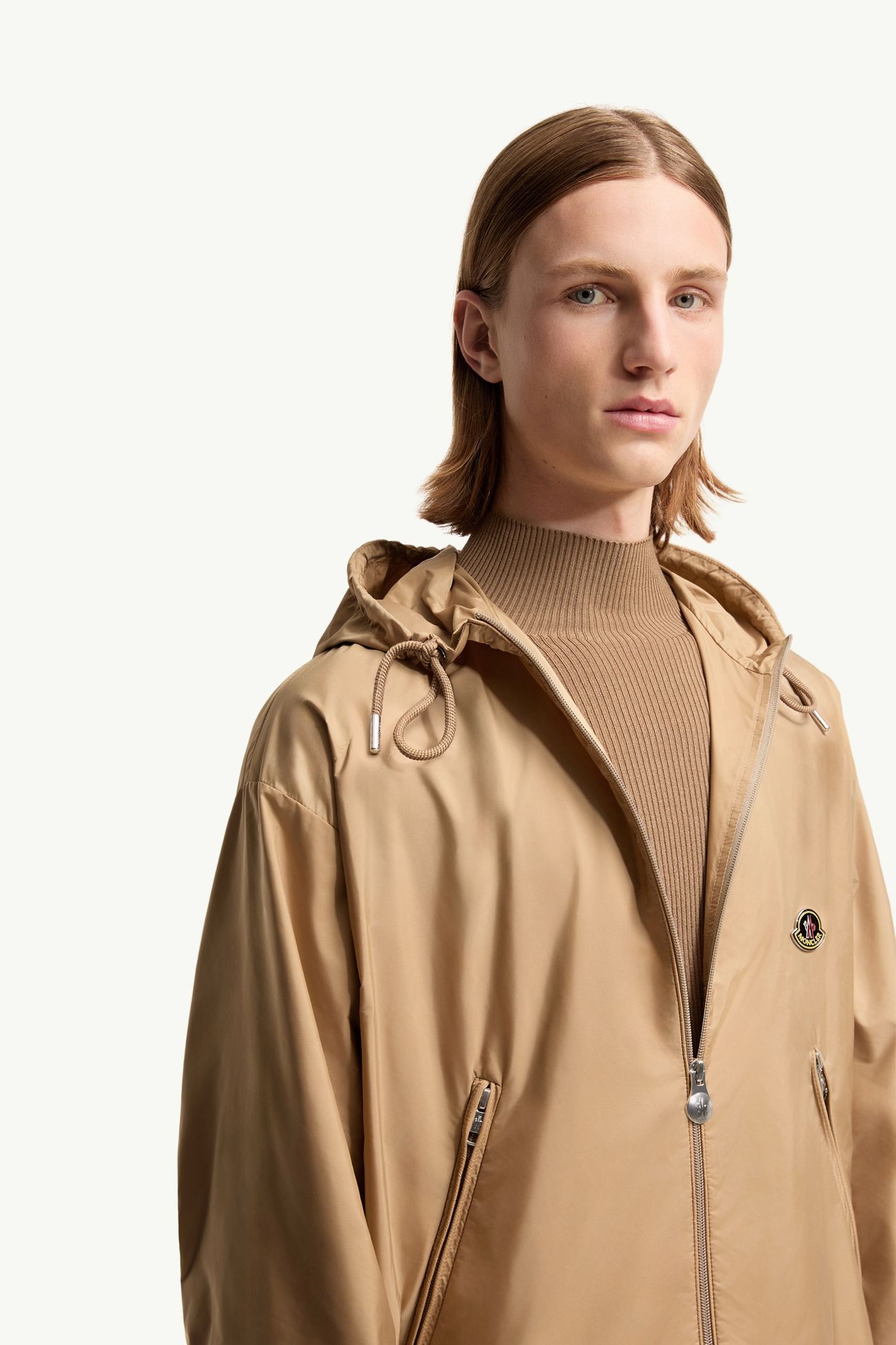 Cortavientos con capucha Hombre Beige Moncler 5