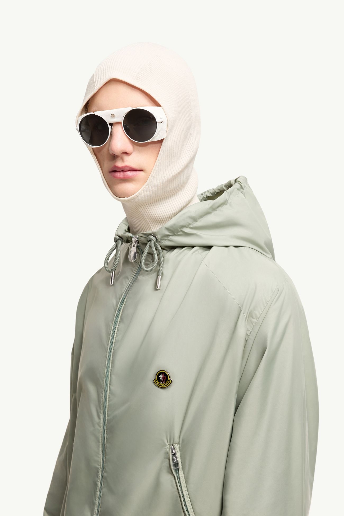 連帽風褸 男士 淺綠色 Moncler 1