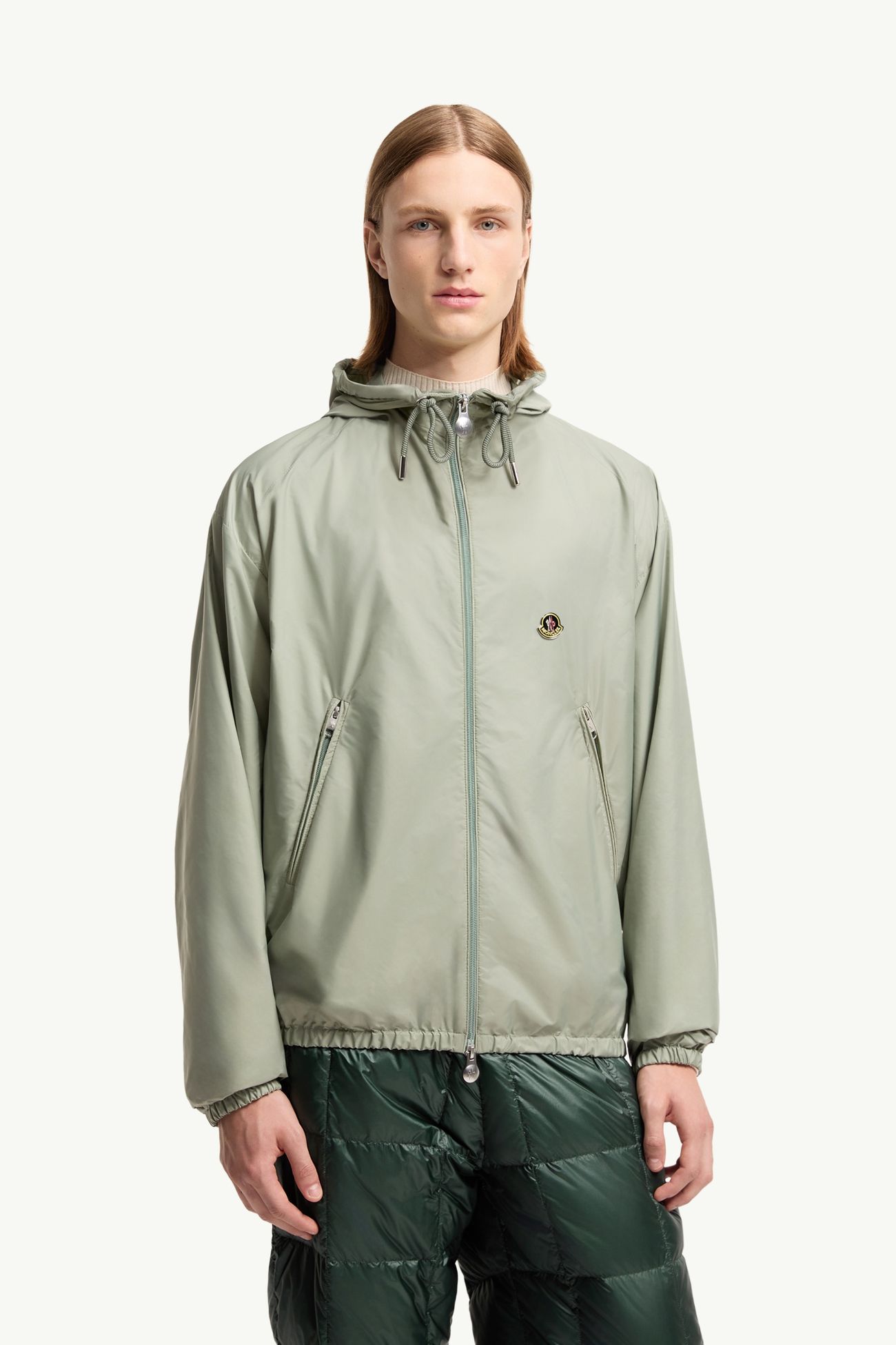 후드 윈드브레이커 남성 라이트 그린 Moncler 3