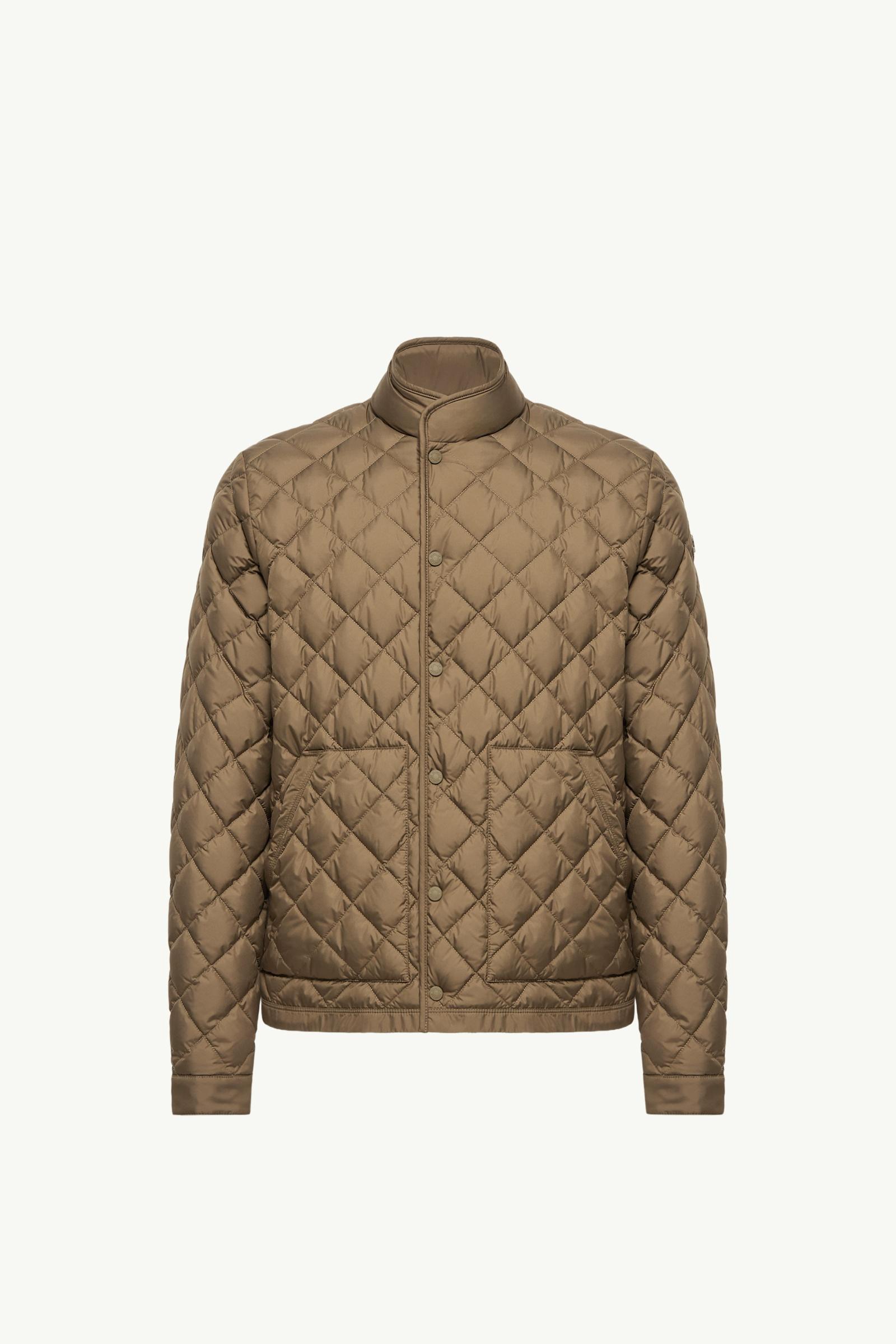 Oise Diamond Quilted Short Down Jacket Men Olive Green Moncler, 1 of 0