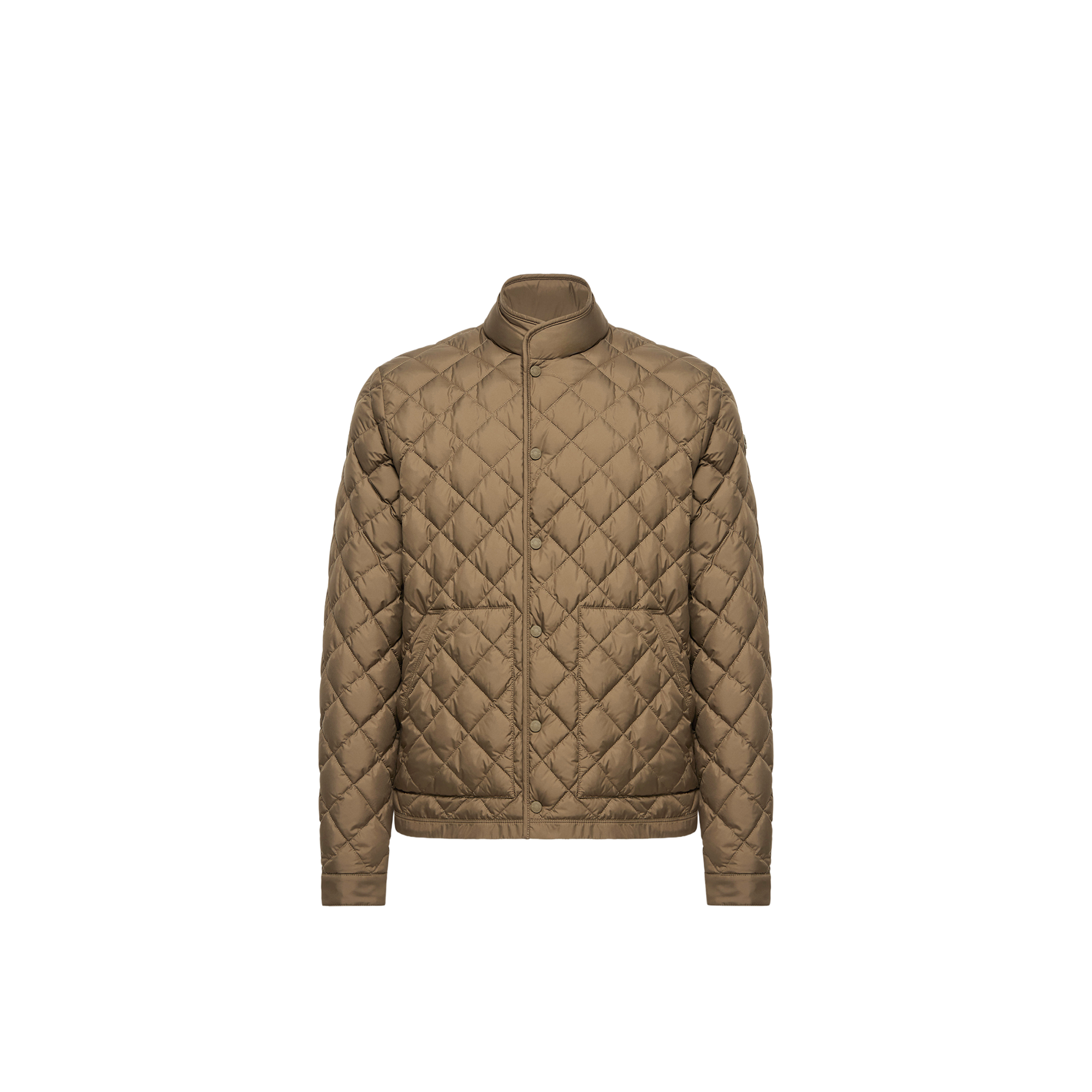Moncler   Oise Diamond Quilted Short Down Jacket for Men in Green, Size: 38