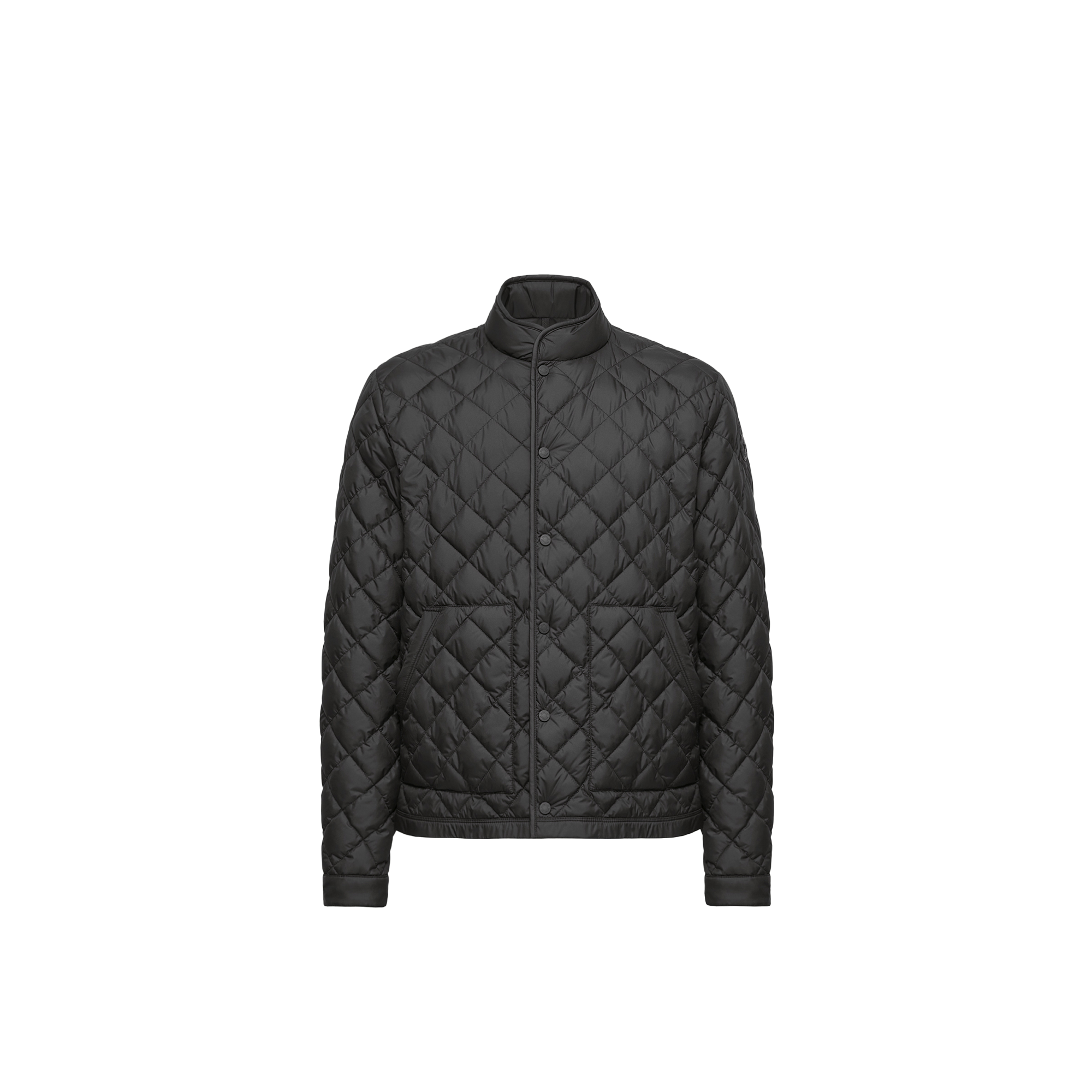 Moncler   Oise Diamond Quilted Short Down Jacket for Men in Black, Size: 38