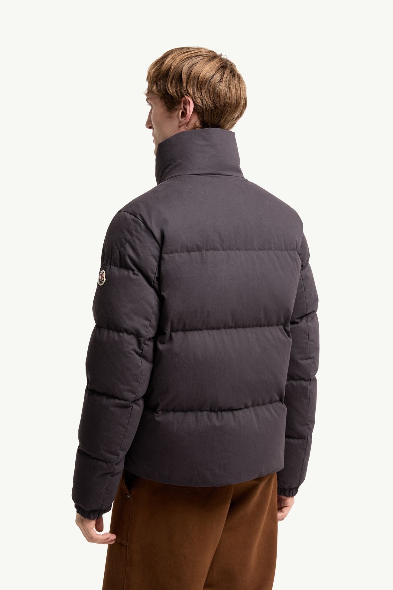 Isenviel kurze Daunenjacke aus Baumwollpopeline Herren Dunkelblau Moncler 4