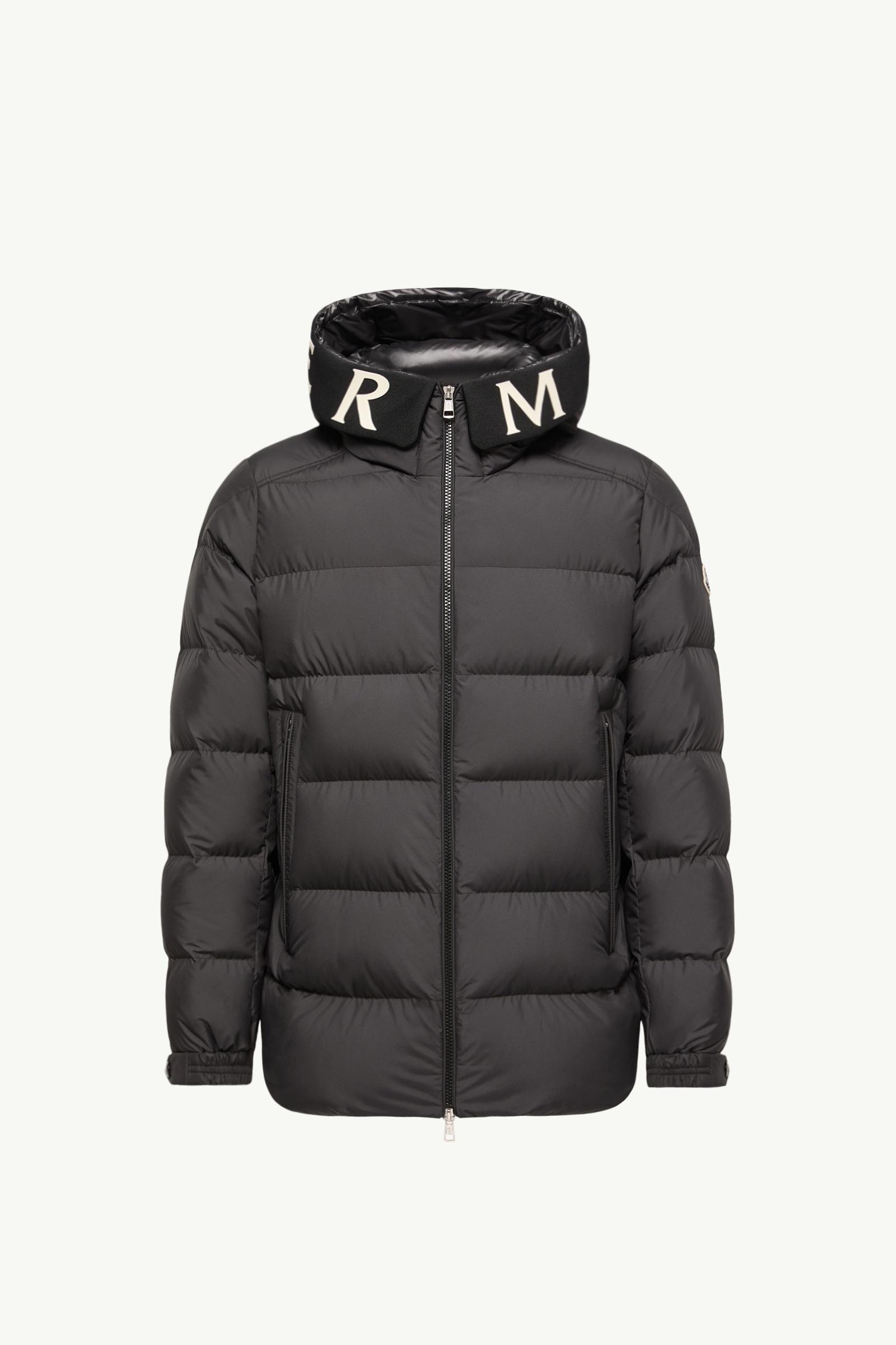 Orvelle mittellange Daunenjacke mit Kapuze Herren Schwarz Moncler, 1 of 0