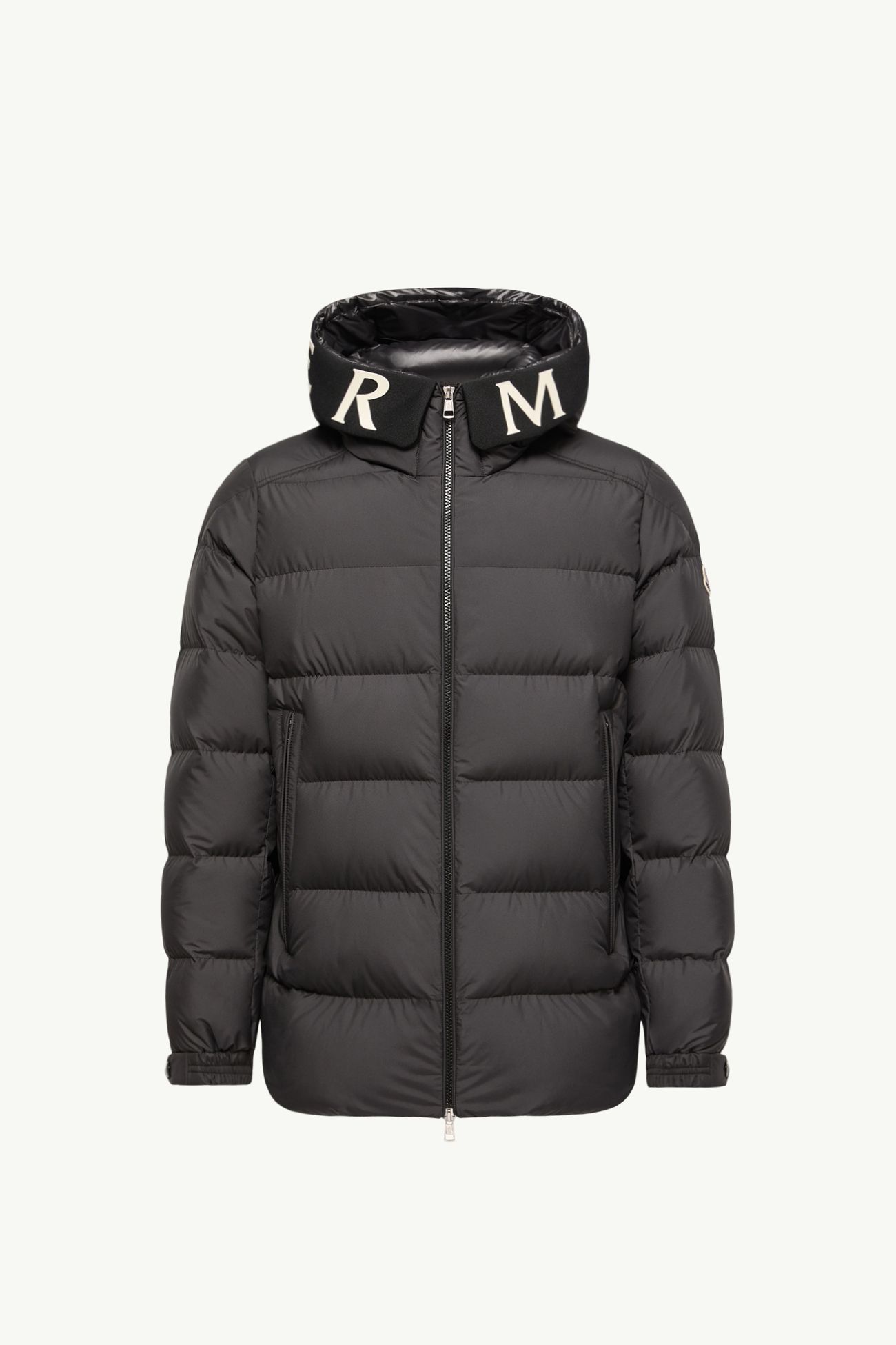 Orvelle mittellange Daunenjacke mit Kapuze Herren Schwarz Moncler 2