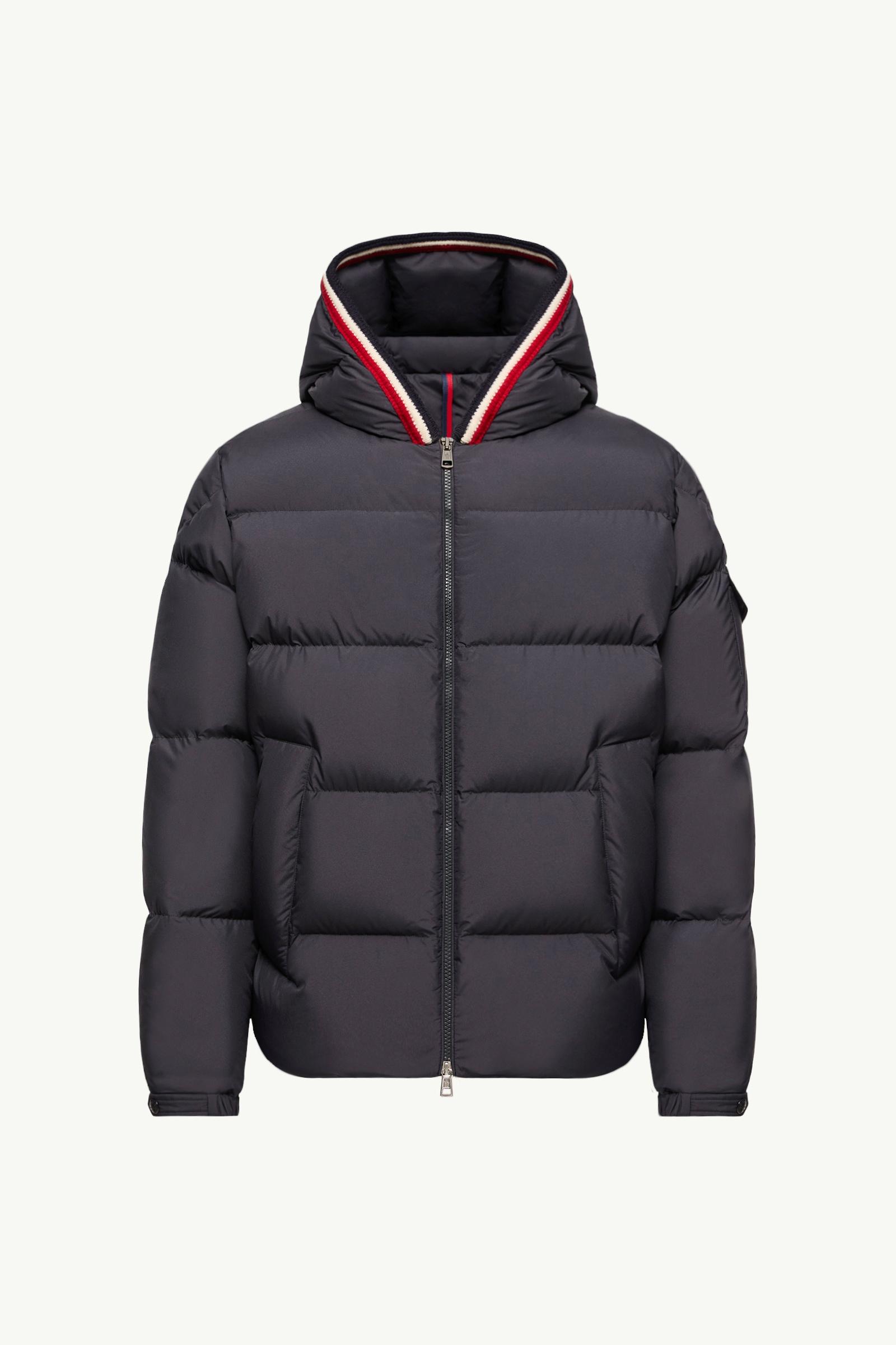 Lacfroid Hooded Short Down Jacket Men Navy Blue Moncler, 1 of 0