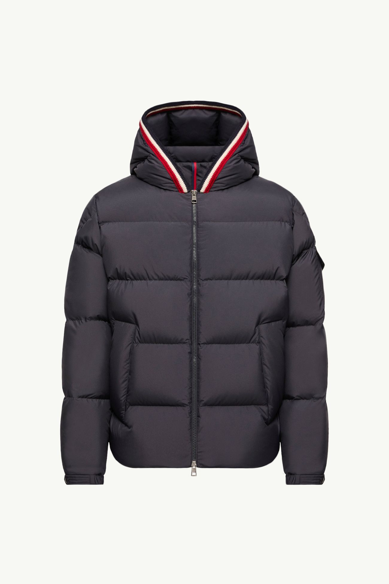 Lacfroid Hooded Short Down Jacket Men Navy Blue Moncler 2