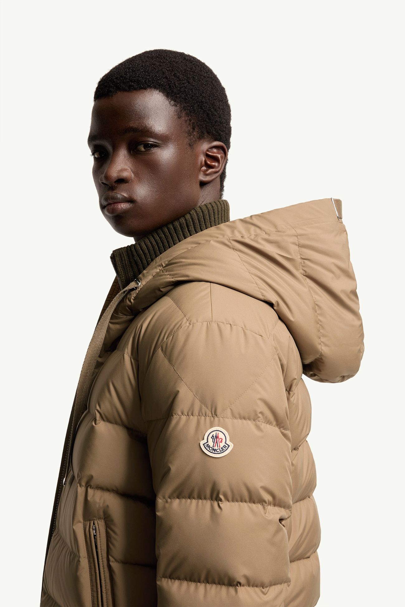 Doudoune à capuche Zeflor Hommes Beige Chameau Moncler 1