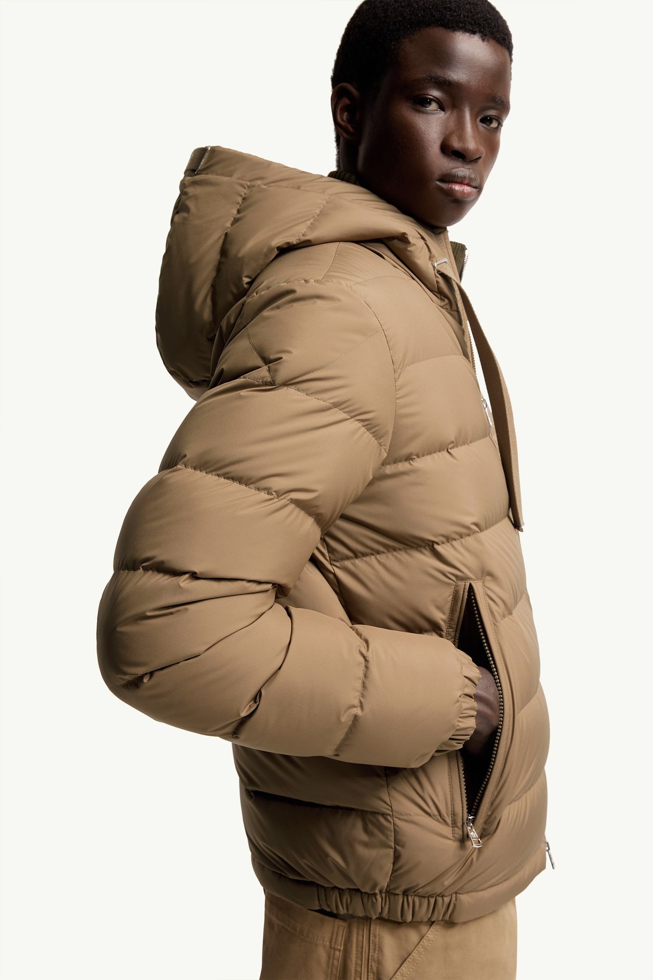 Doudoune à capuche Zeflor Hommes Beige Chameau Moncler 5