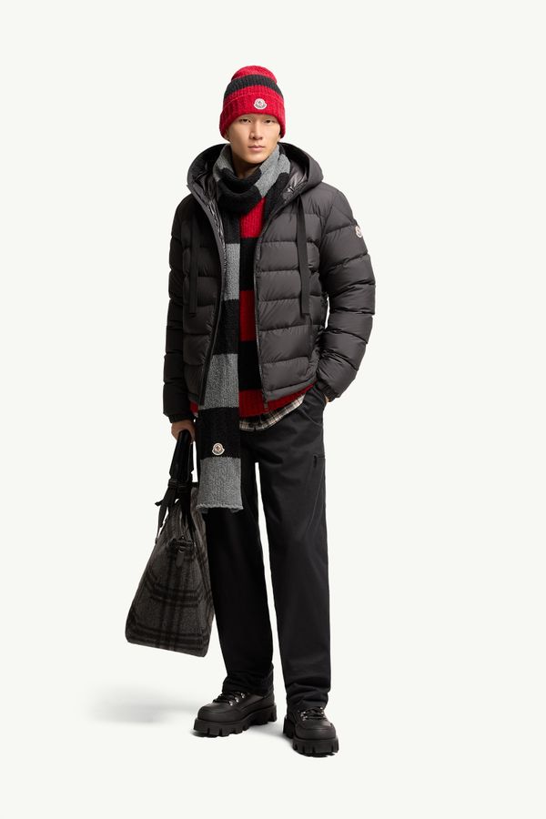 Zeflor Daunenjacke mit Kapuze Herren Schwarz Moncler 0