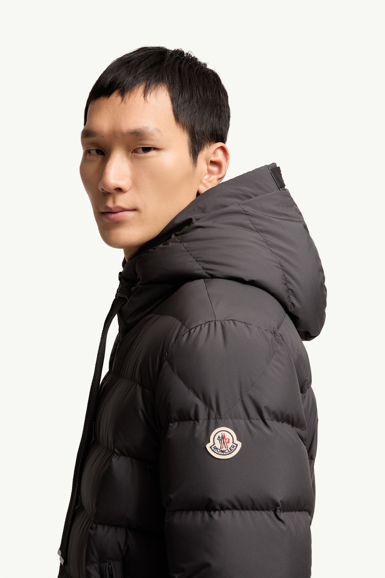 Zeflor男士连帽羽绒夹克外套 男士 黑色 Moncler 1