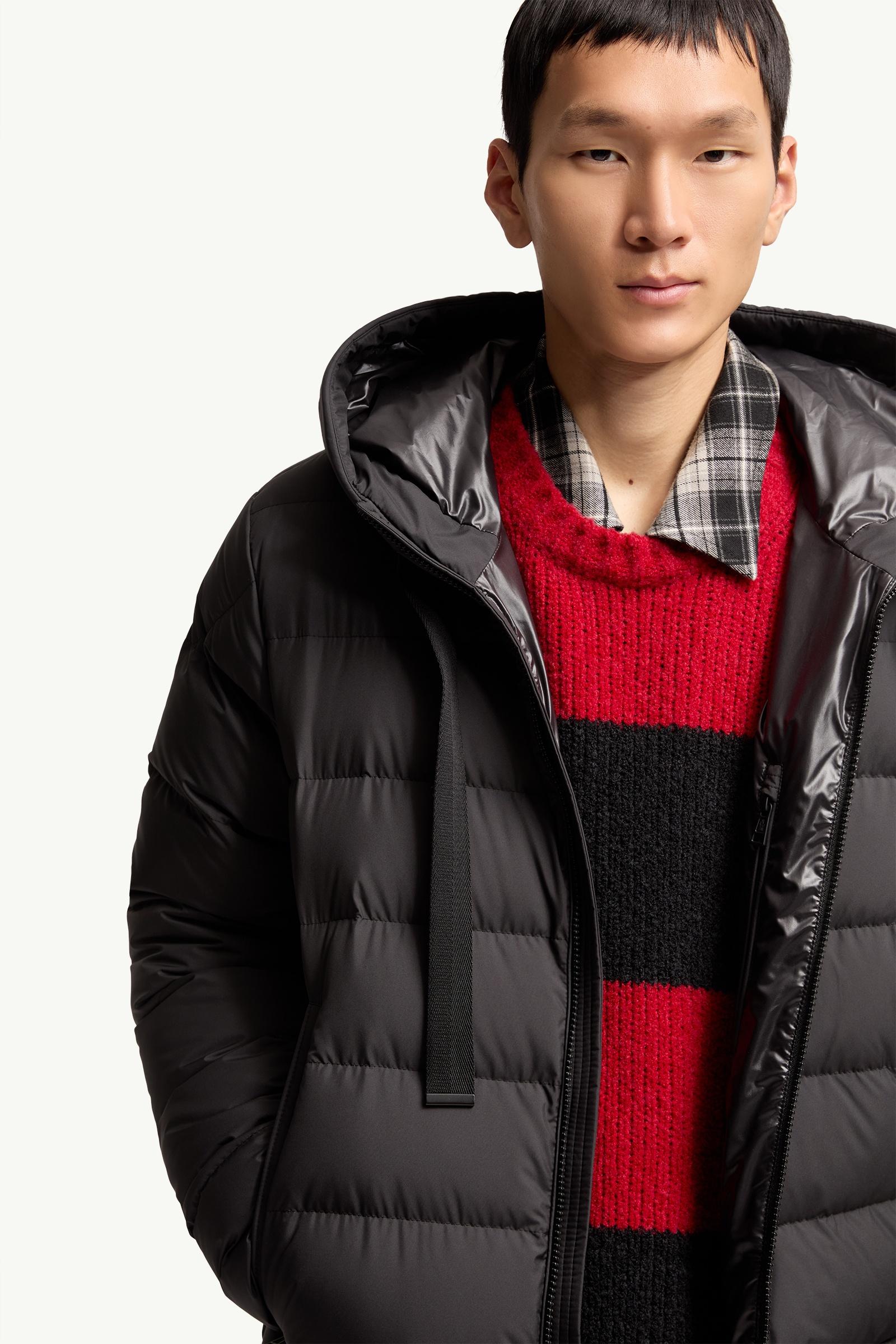 &wMONCLER ダウンジャケット ブラック ブラック Zeflor ダウンジャケット : ショートダウンジャケット 向けの