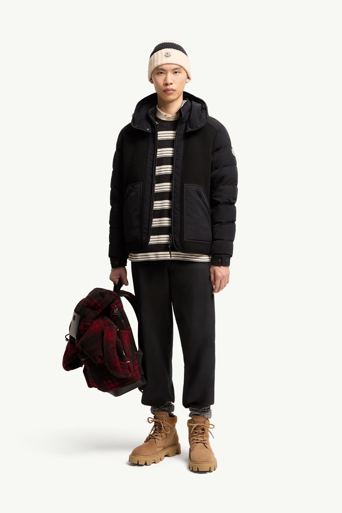 Pelat ダウンジャケット メンズ ブラック Moncler 0