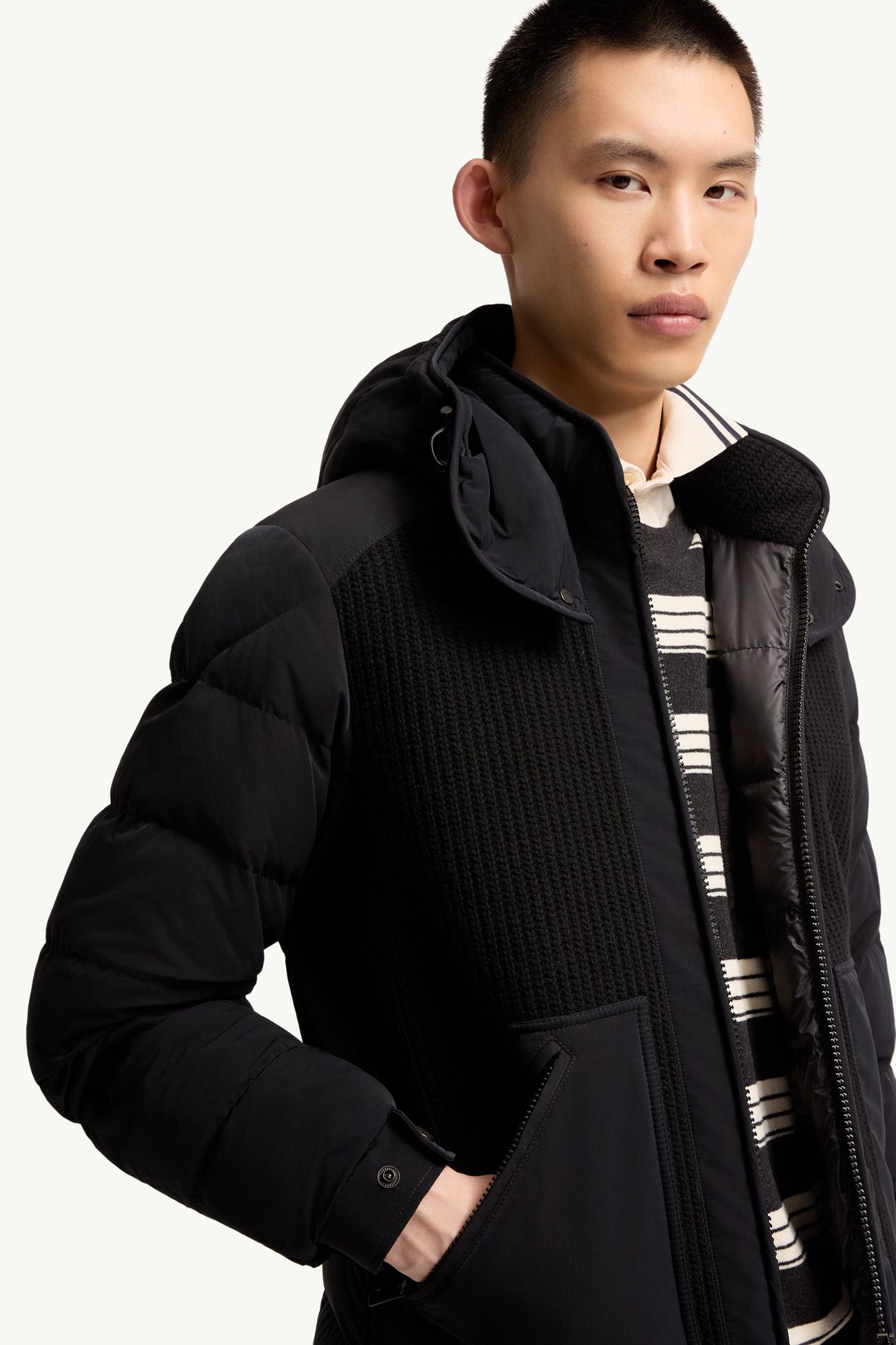 Pelat ダウンジャケット メンズ ブラック Moncler 5