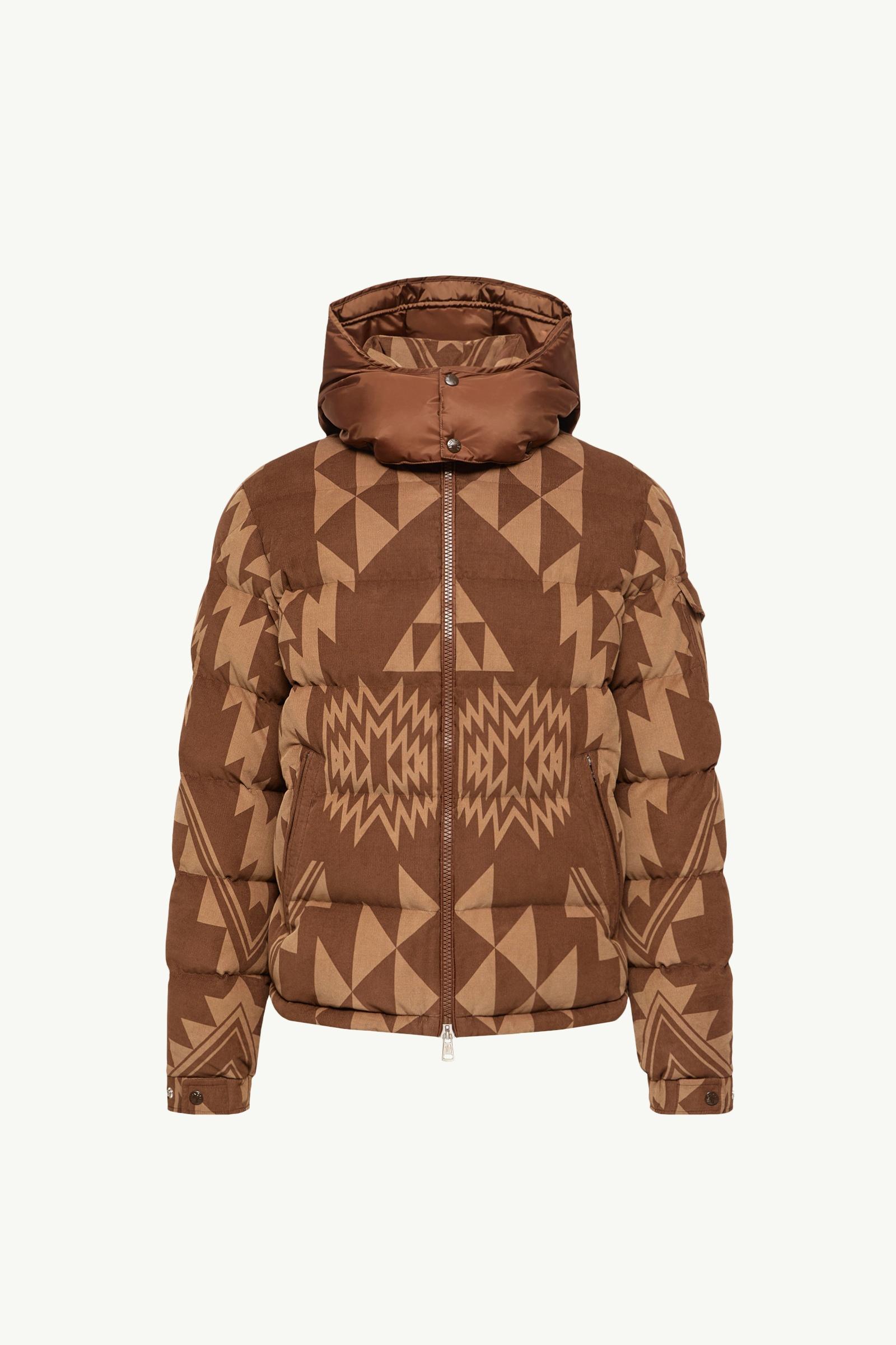 Boislune Hooded Corduroy Short Down Jacket Men Brown Moncler, 1 of 0