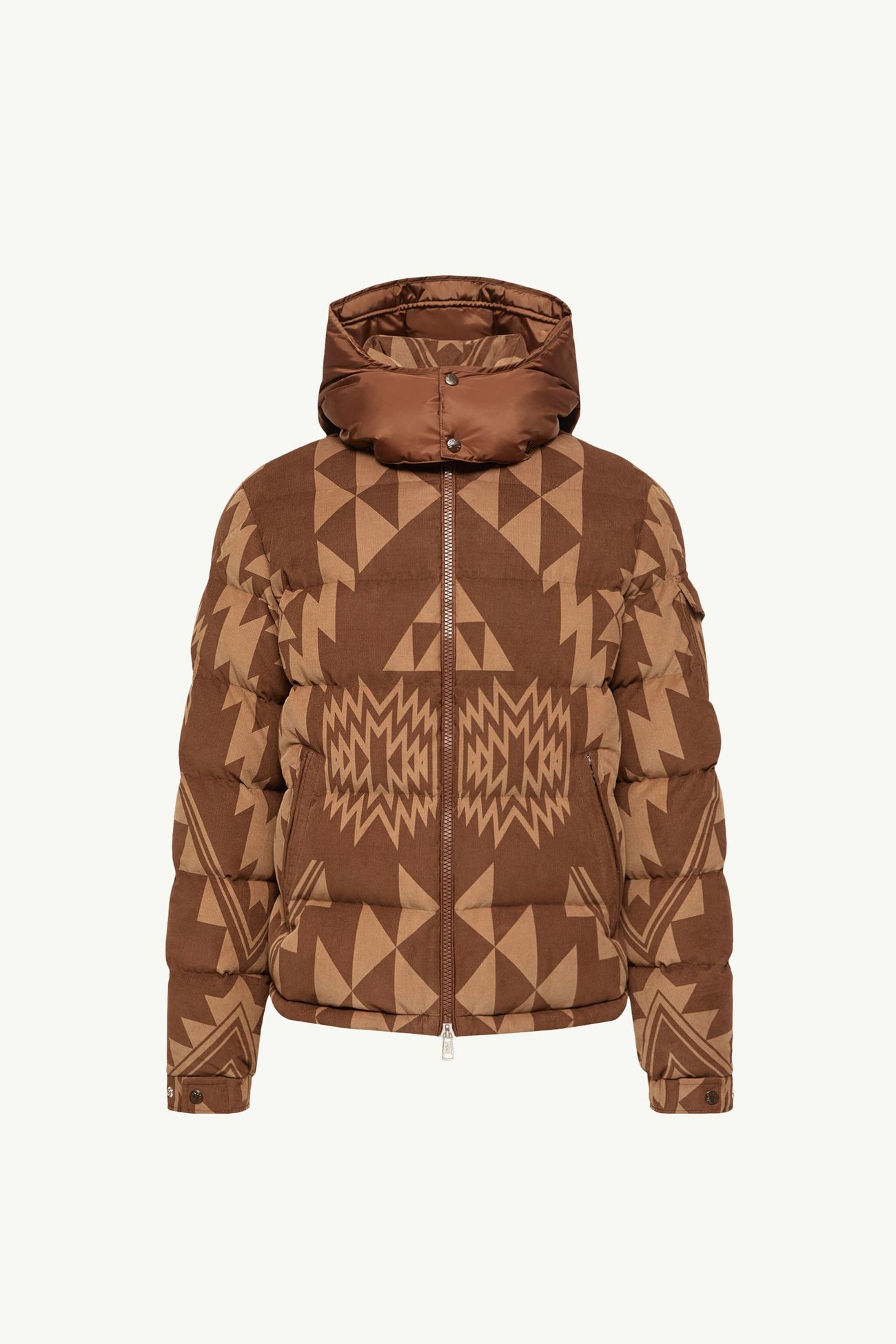 Boislune連帽燈芯絨短身羽絨外套 男士 啡色 Moncler 2