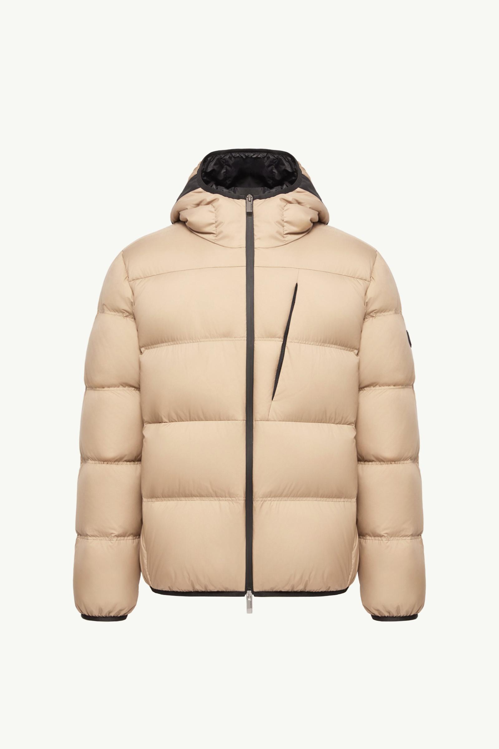 Poitevin男士连帽短款羽绒夹克外套 男士 米色 Moncler