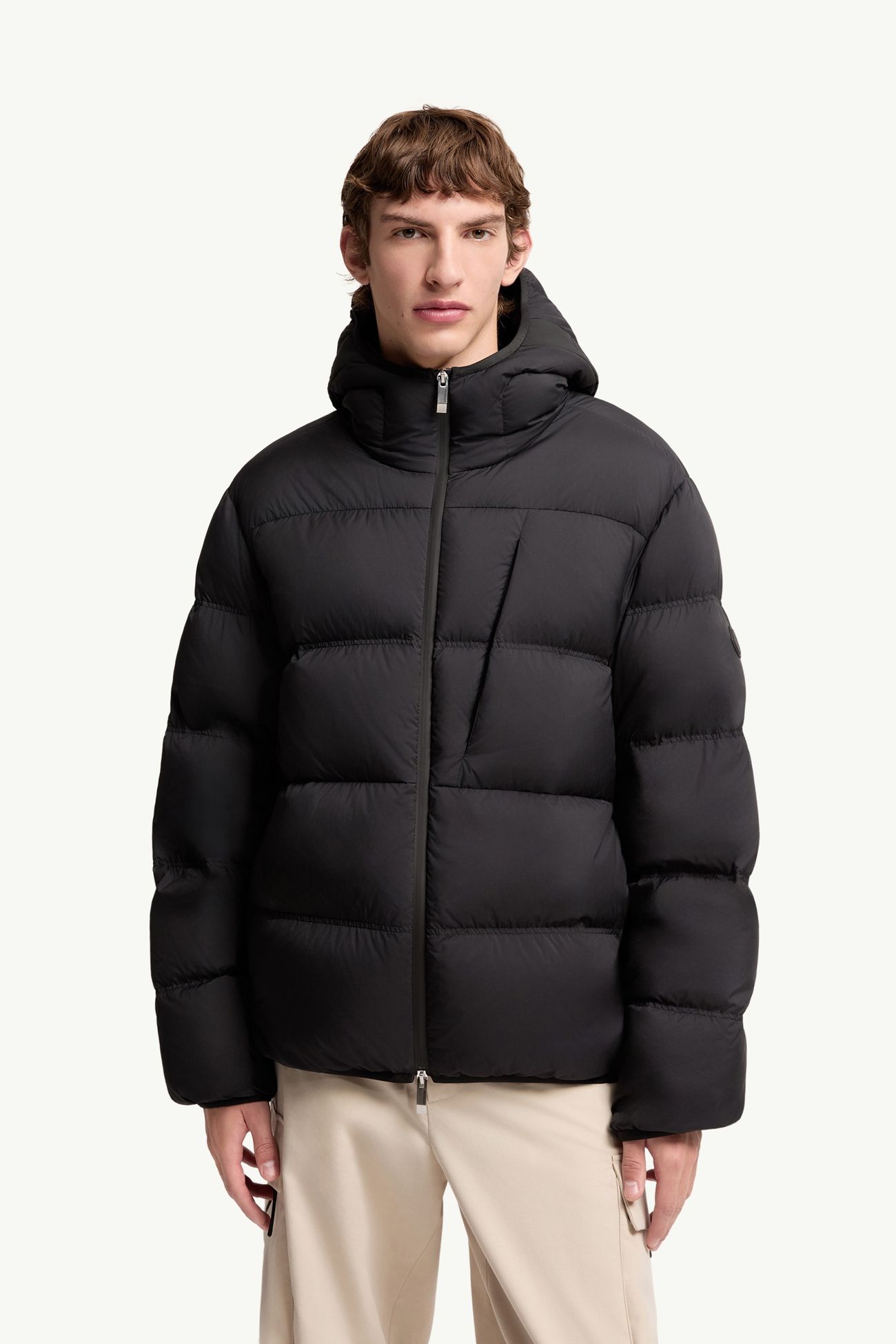 Doudoune courte Ă capuche Poitevin Hommes Noir Moncler 3