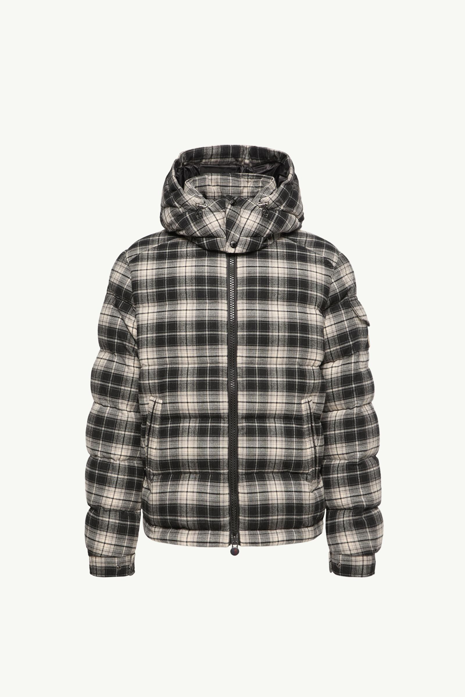 Black & White Airor Hooded Down Jacket - Short Down Jackets for
