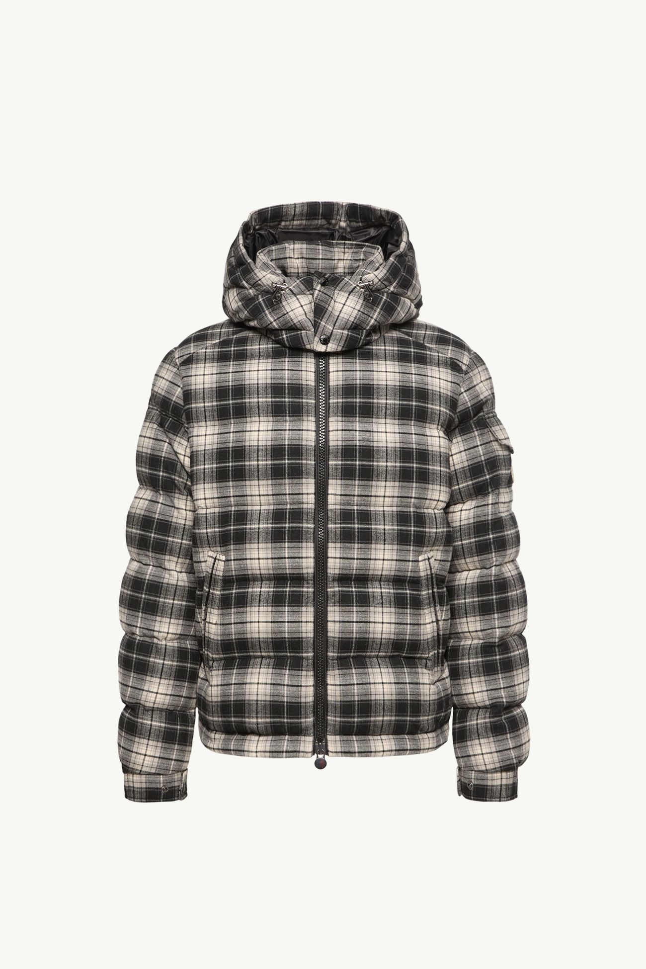 Airor Hooded Down Jacket Men Black & White Moncler 2