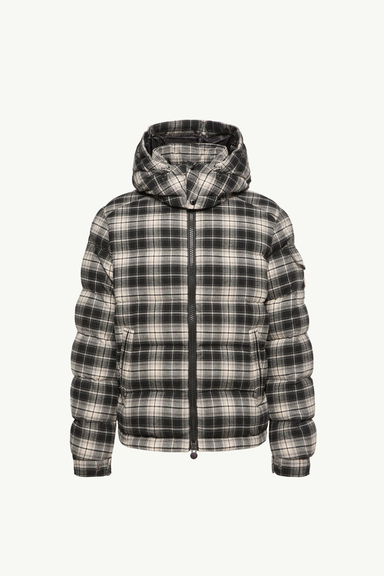 Airor Hooded Down Jacket Men Black & White Moncler 2