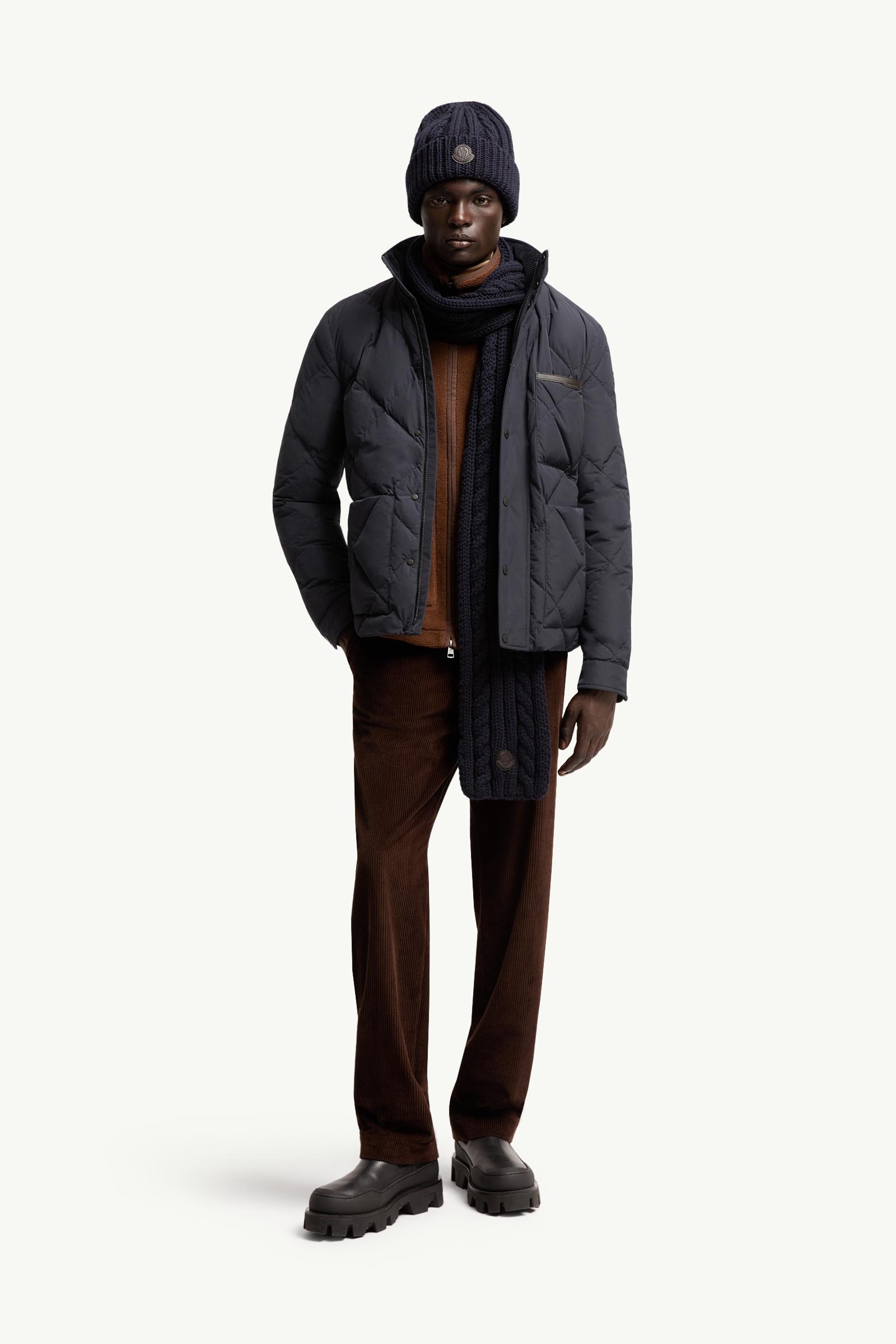 Navy Blue Surlake Diamond-Quilted Short Down Jacket - Short Down