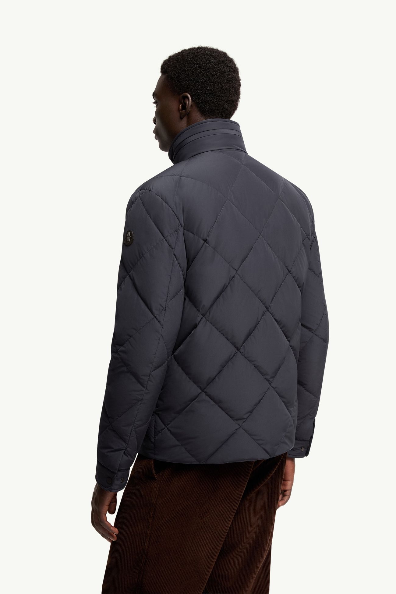 Doudoune courte à matelassage en losanges Surlake Hommes Bleu marine Moncler 4