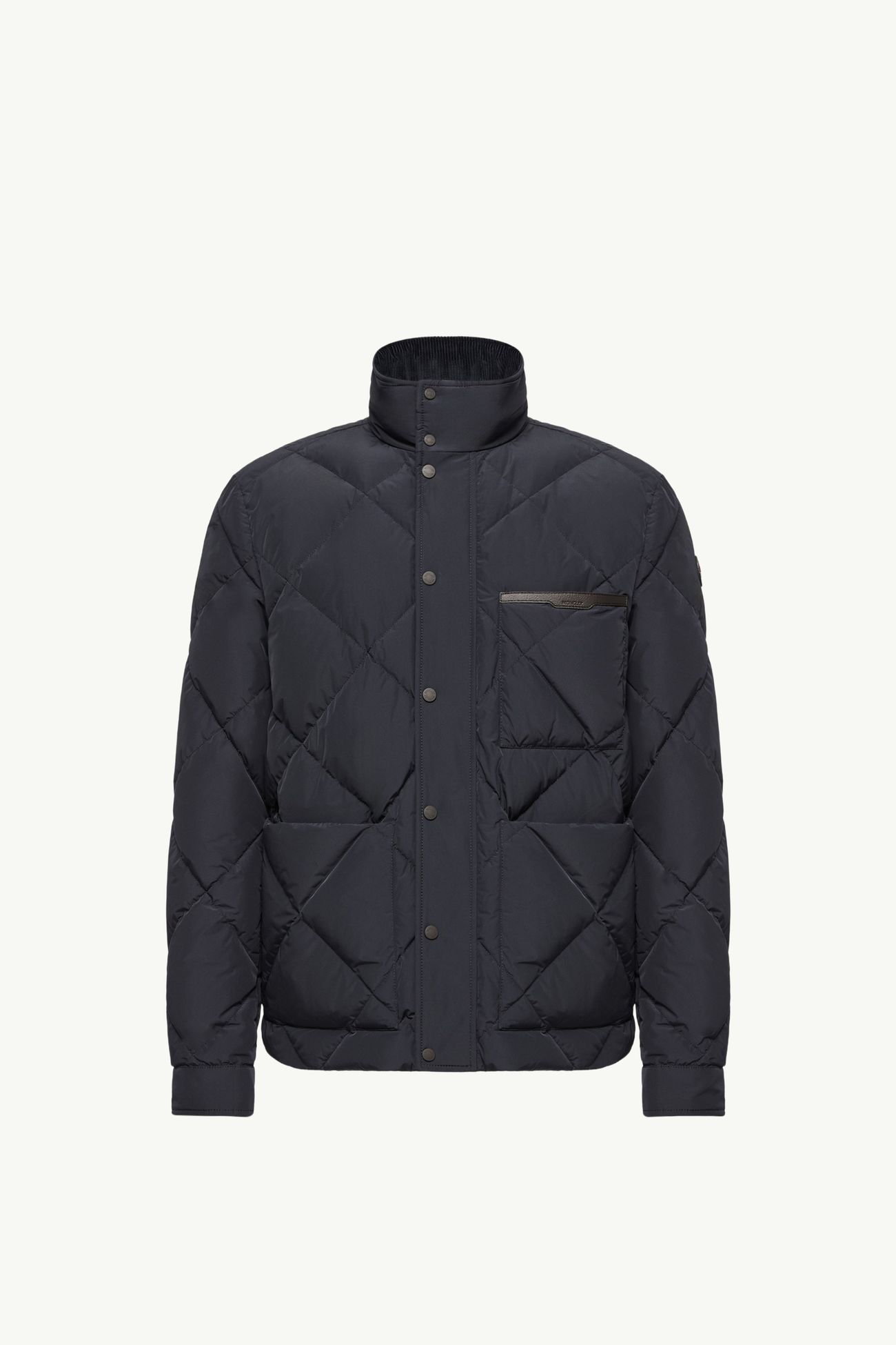 Piumino corto Surlake con trapuntatura a diamante Uomo Blu Navy Moncler 2