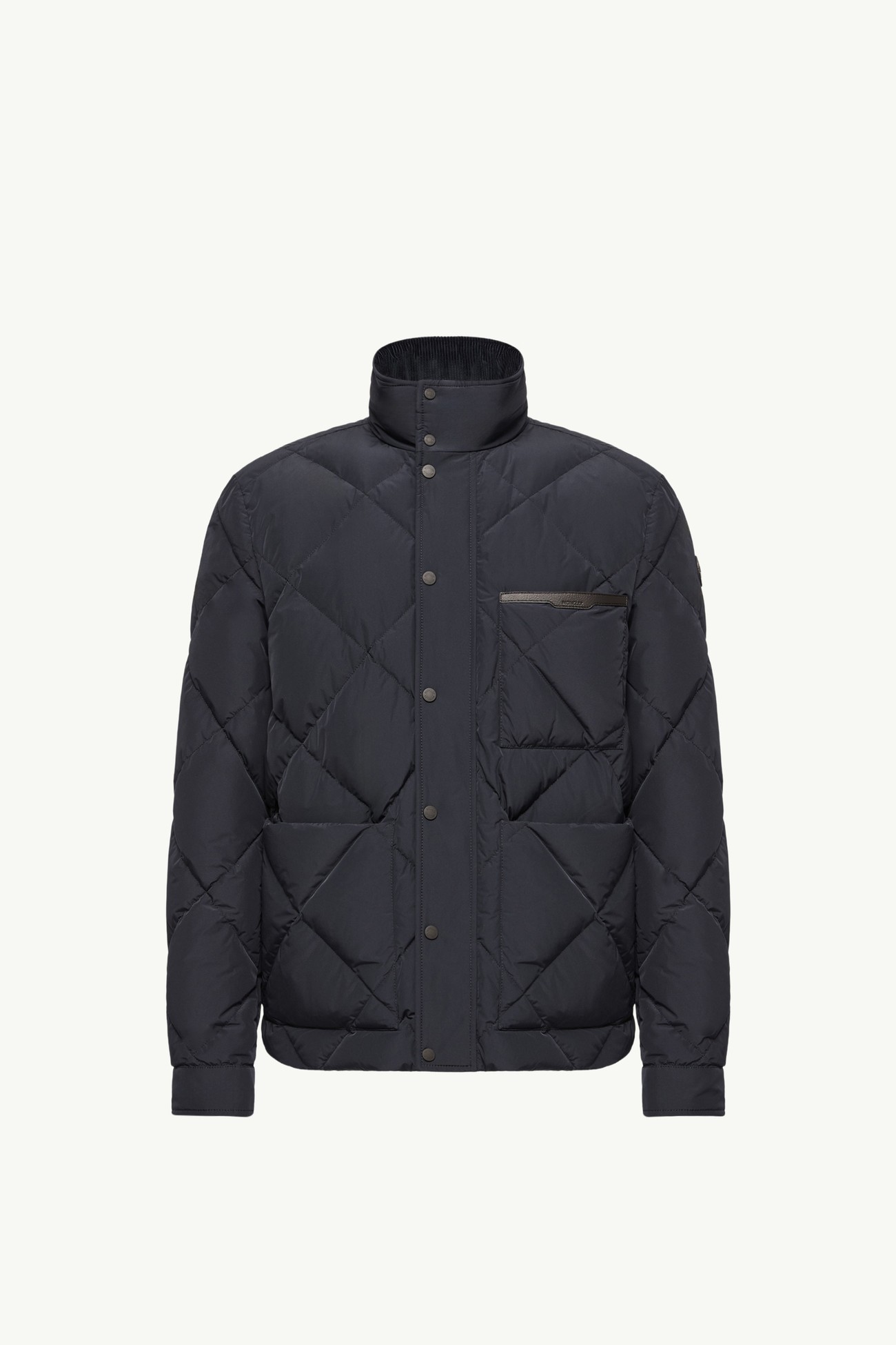 Piumino corto Surlake con trapuntatura a diamante Uomo Blu Navy Moncler 2